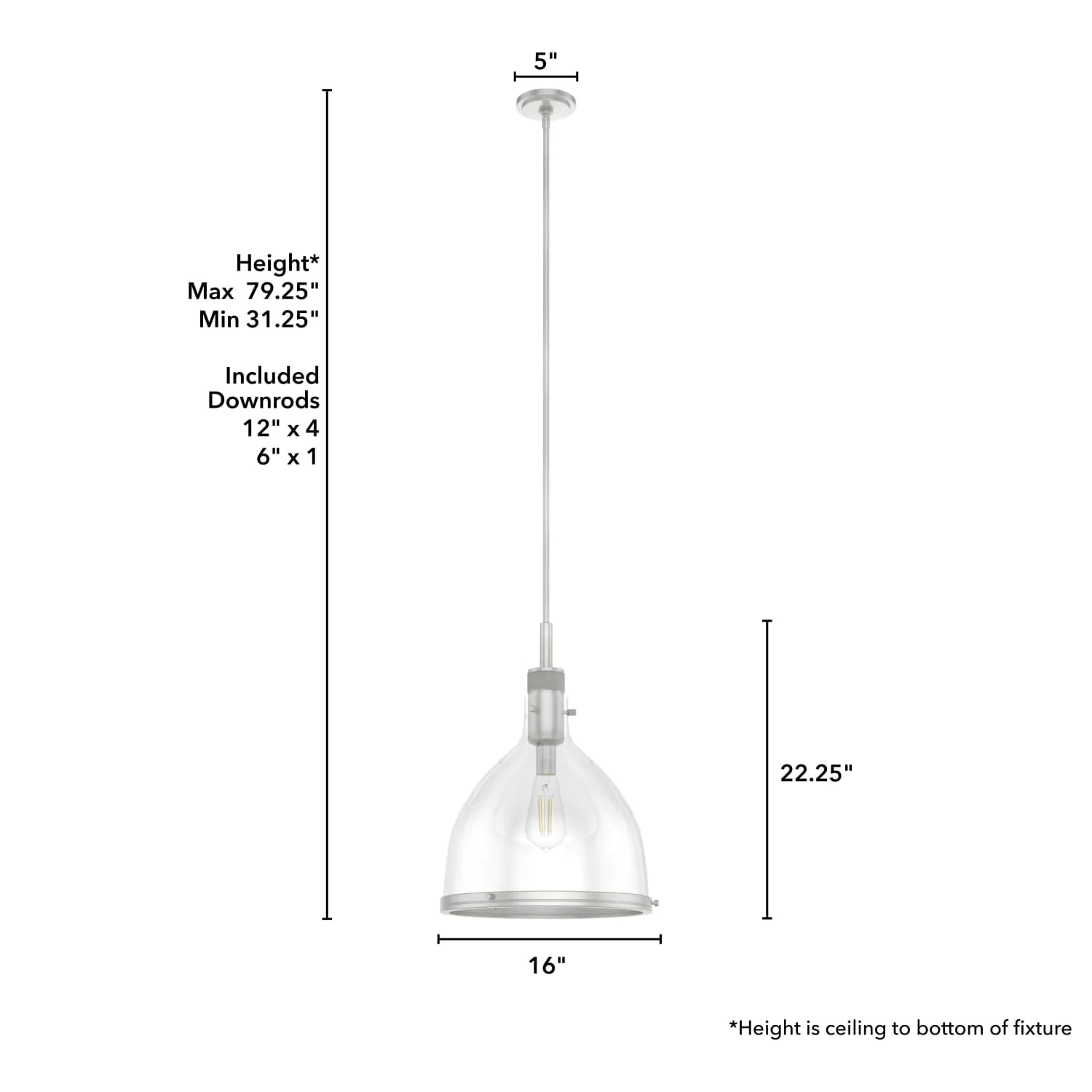 Van Nuys 1 Light Pendant 16 inch 11 Van Nuys 1 Light Pendant 16 inch