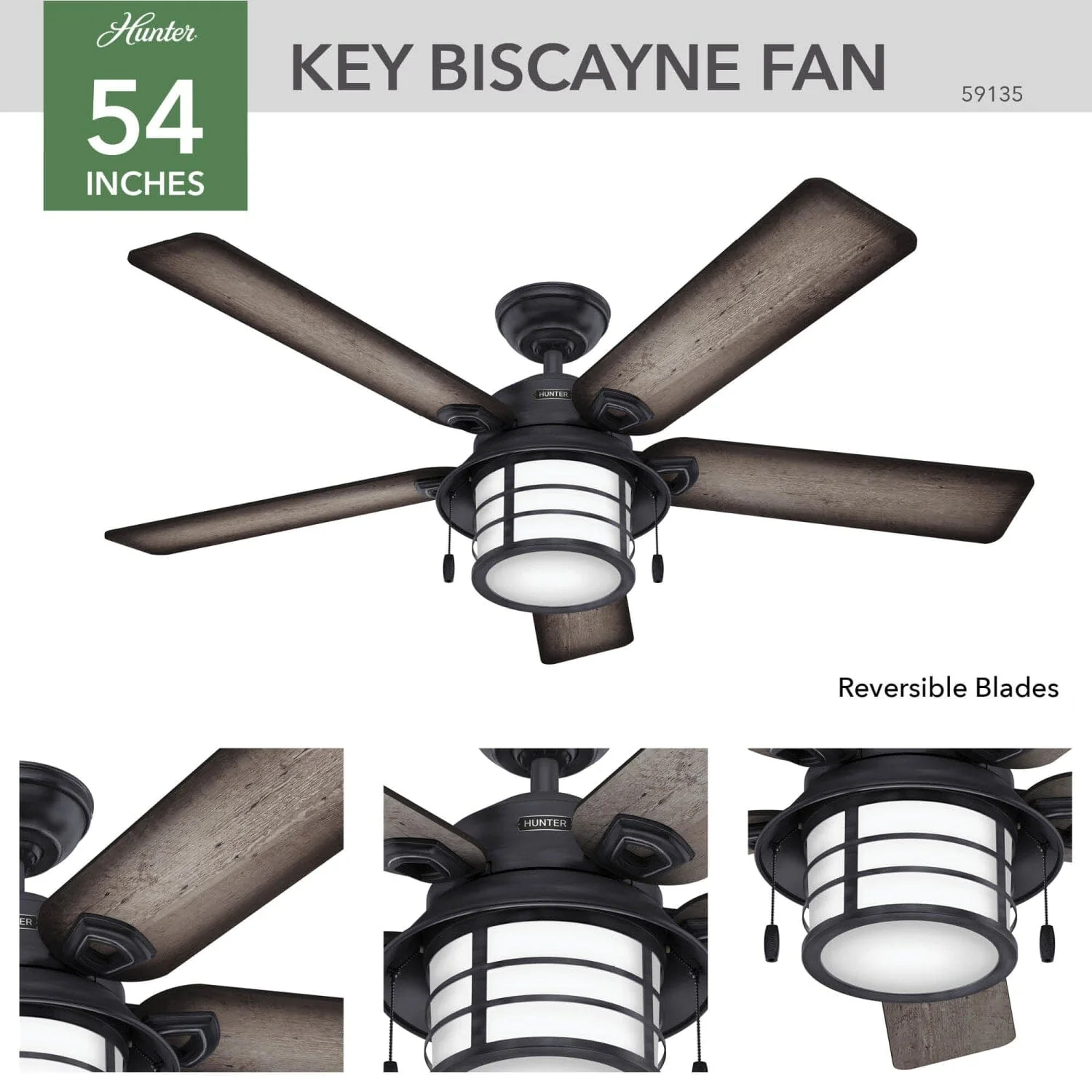 Key Biscayne Outdoor with Light 54 inch 6 Key Biscayne Outdoor with Light 54 inch