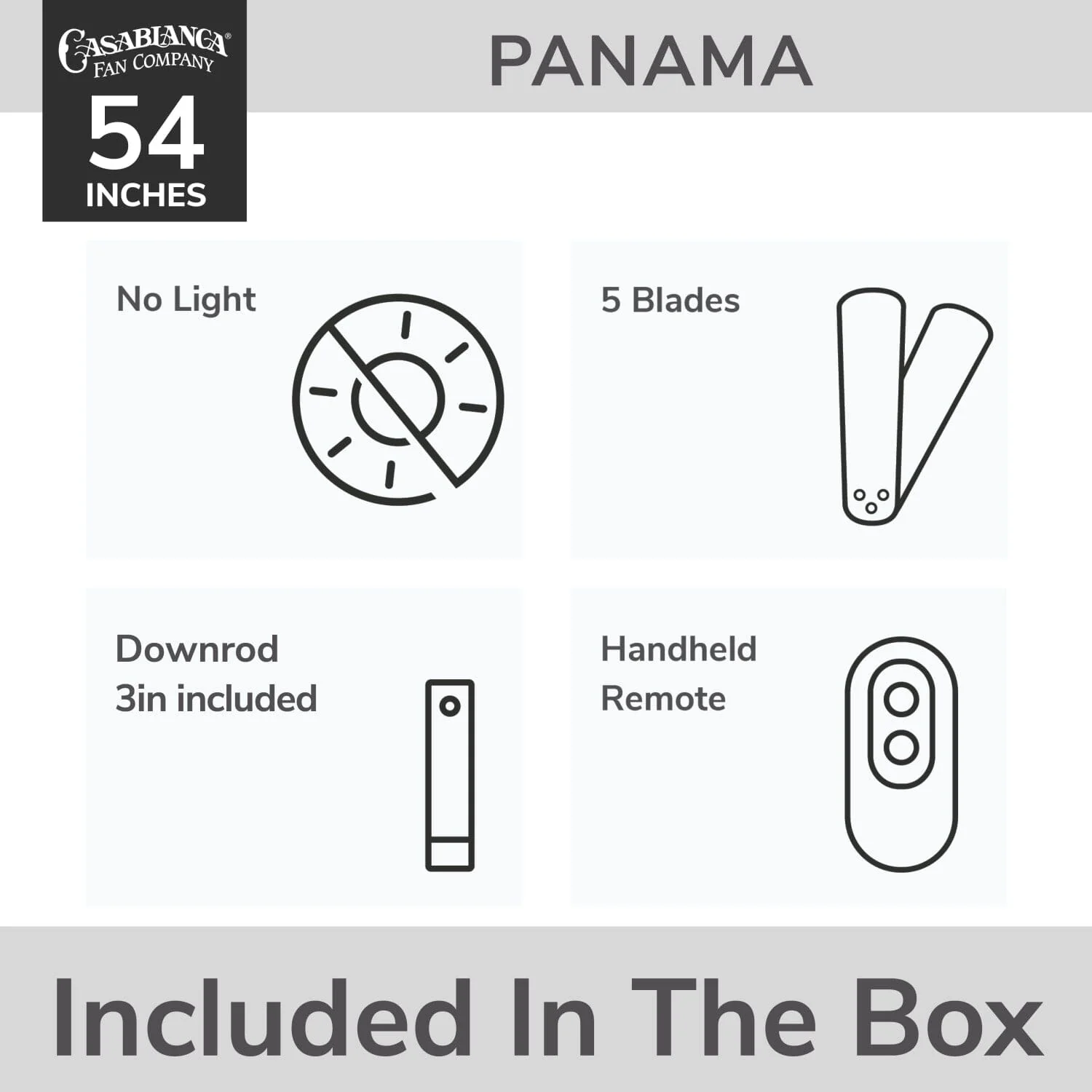 Panama ENERGY STAR DC 54 inch with Remote 31 Panama ENERGY STAR DC 54 inch with Remote