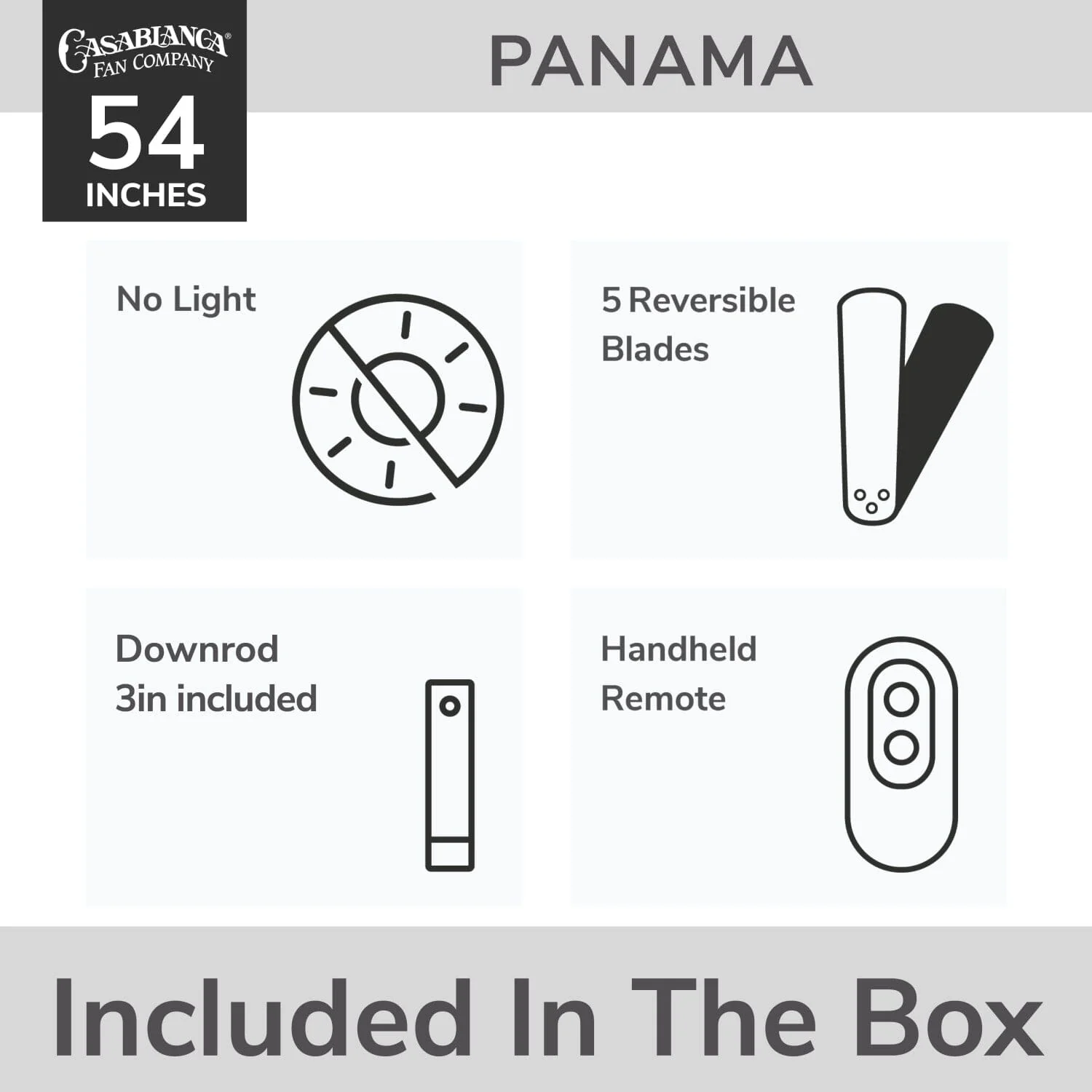 Panama ENERGY STAR DC 54 inch with Remote 33 Panama ENERGY STAR DC 54 inch with Remote