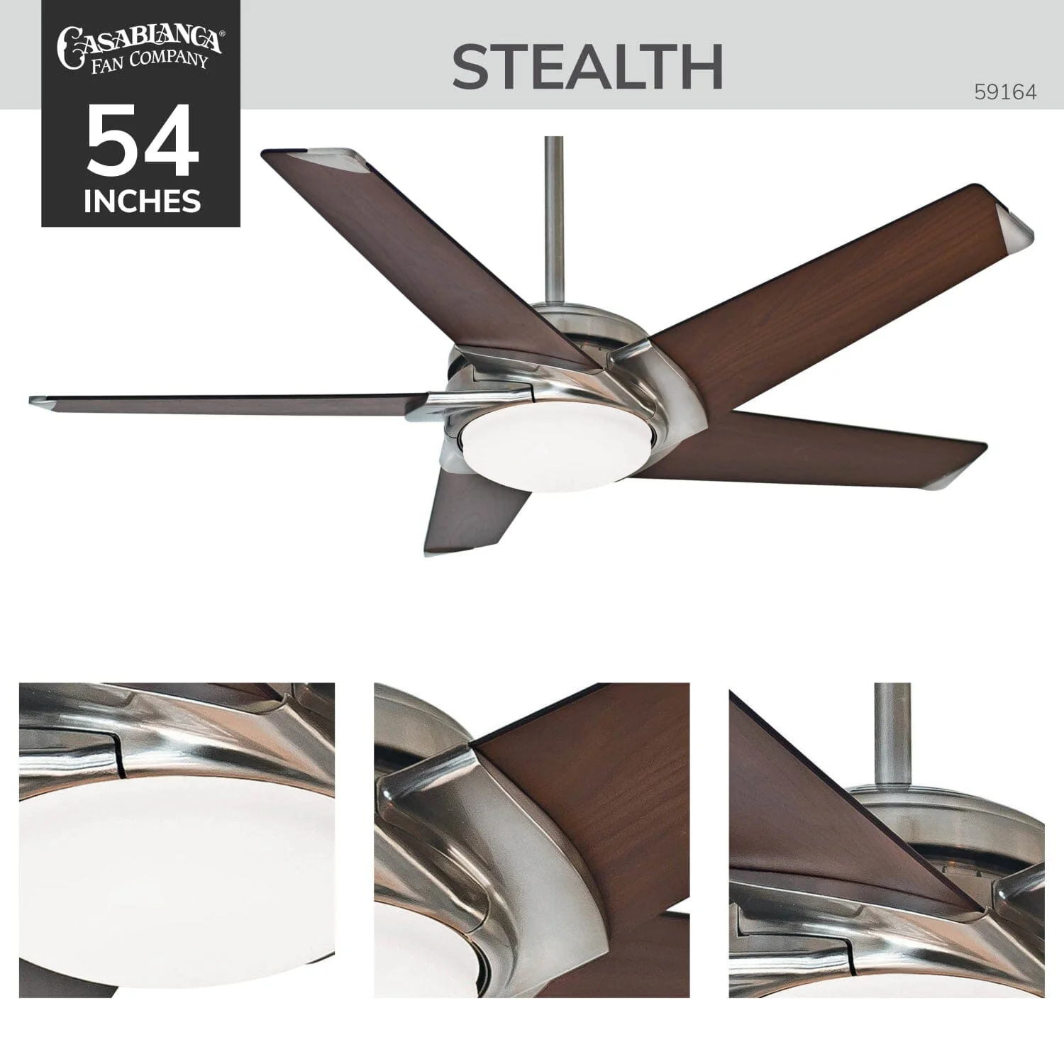 Stealth DC with LED Light 54 inch 4 Stealth DC with LED Light 54 inch
