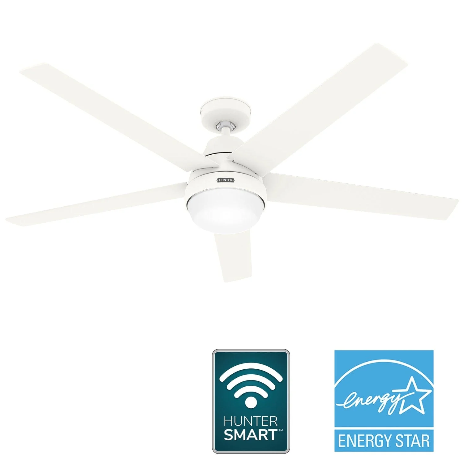 Aerodyne Indoor Smart Fan Energy Star with LED and Reversible Blades and Remote 60 inch 66 Aerodyne Indoor Smart Fan Energy Star with LED and Reversible Blades and Remote 60 inch