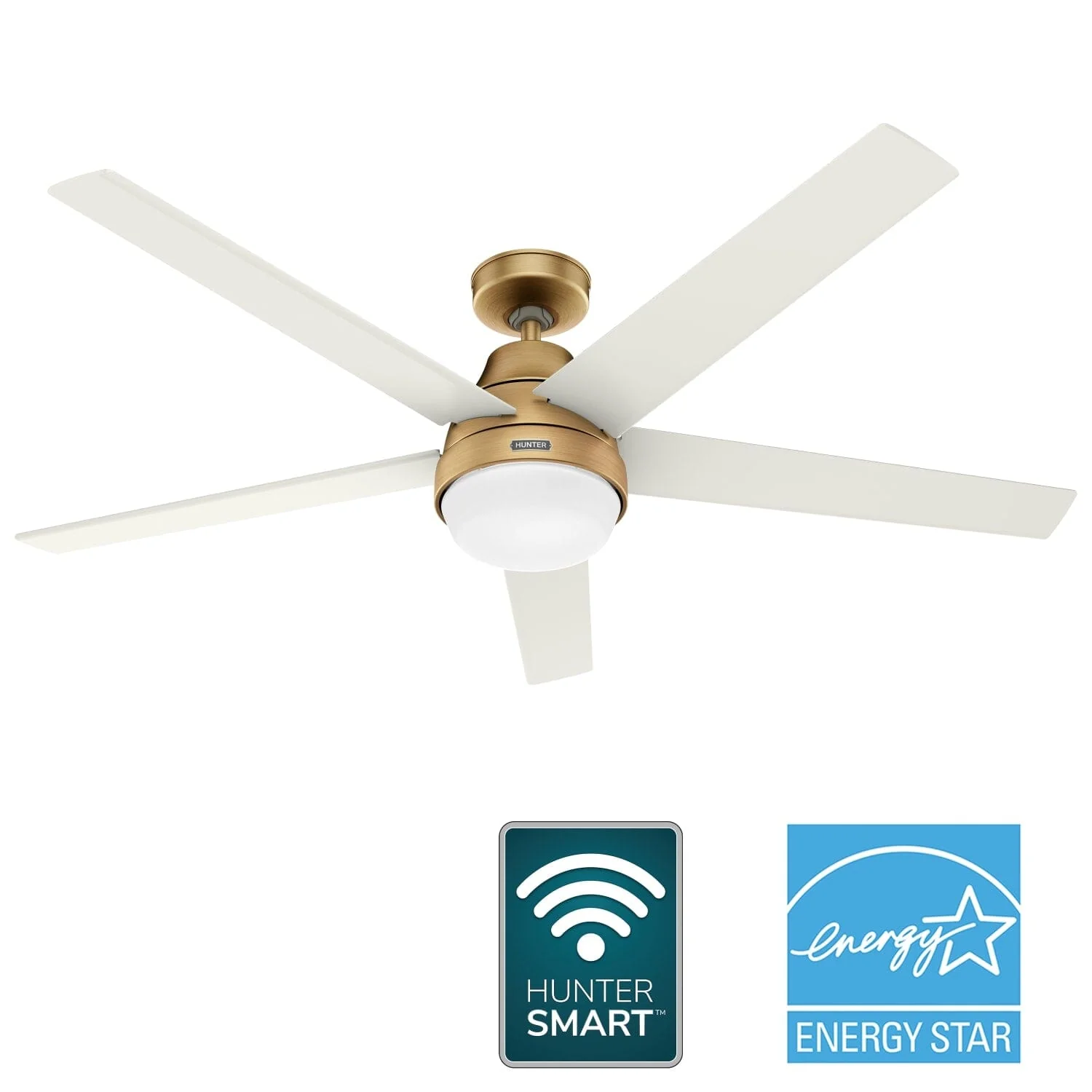 Aerodyne Indoor Smart Fan Energy Star with LED and Reversible Blades and Remote 60 inch 68 Aerodyne Indoor Smart Fan Energy Star with LED and Reversible Blades and Remote 60 inch