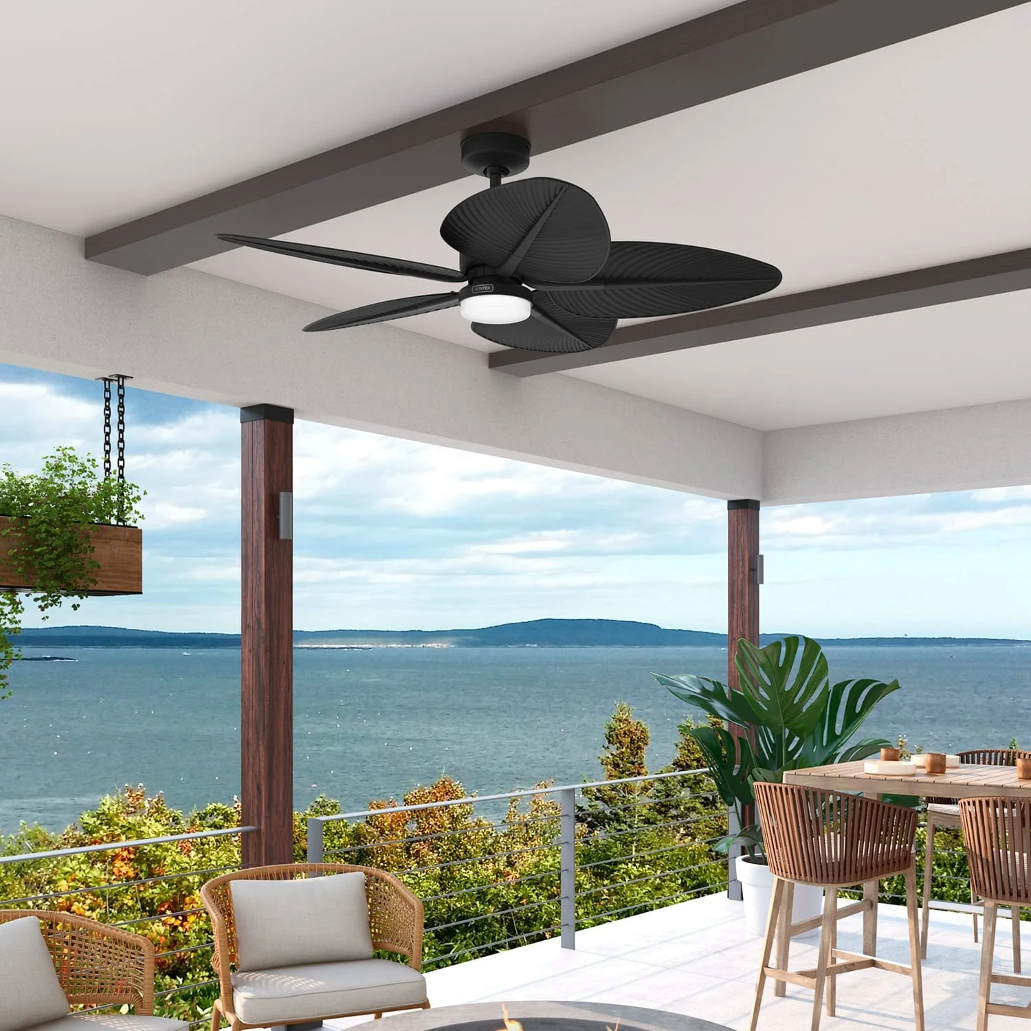Tropic View Outdoor with LED Light 52 inch with Wall Control 6 Tropic View Outdoor with LED Light 52 inch with Wall Control