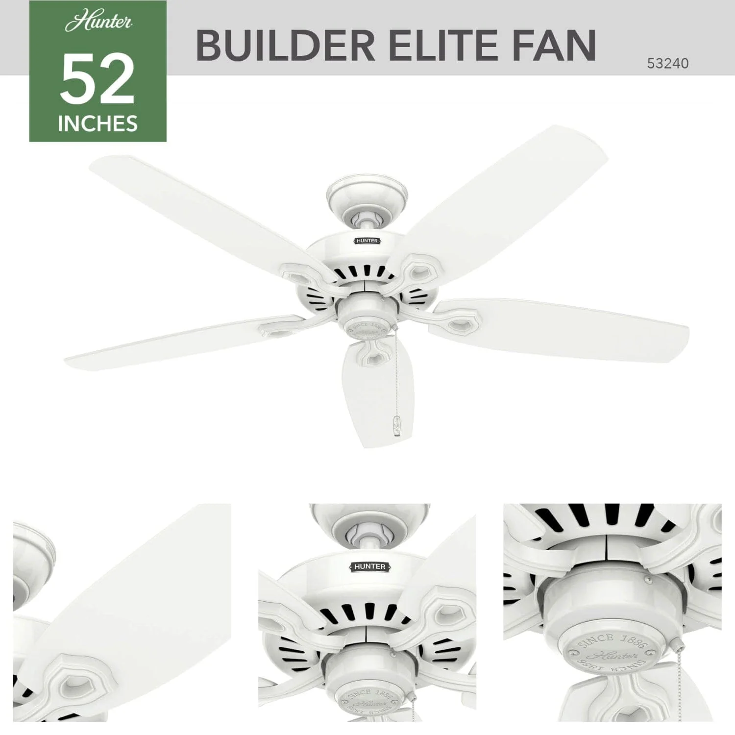 Builder Elite 52 inch 8 Builder Elite 52 inch