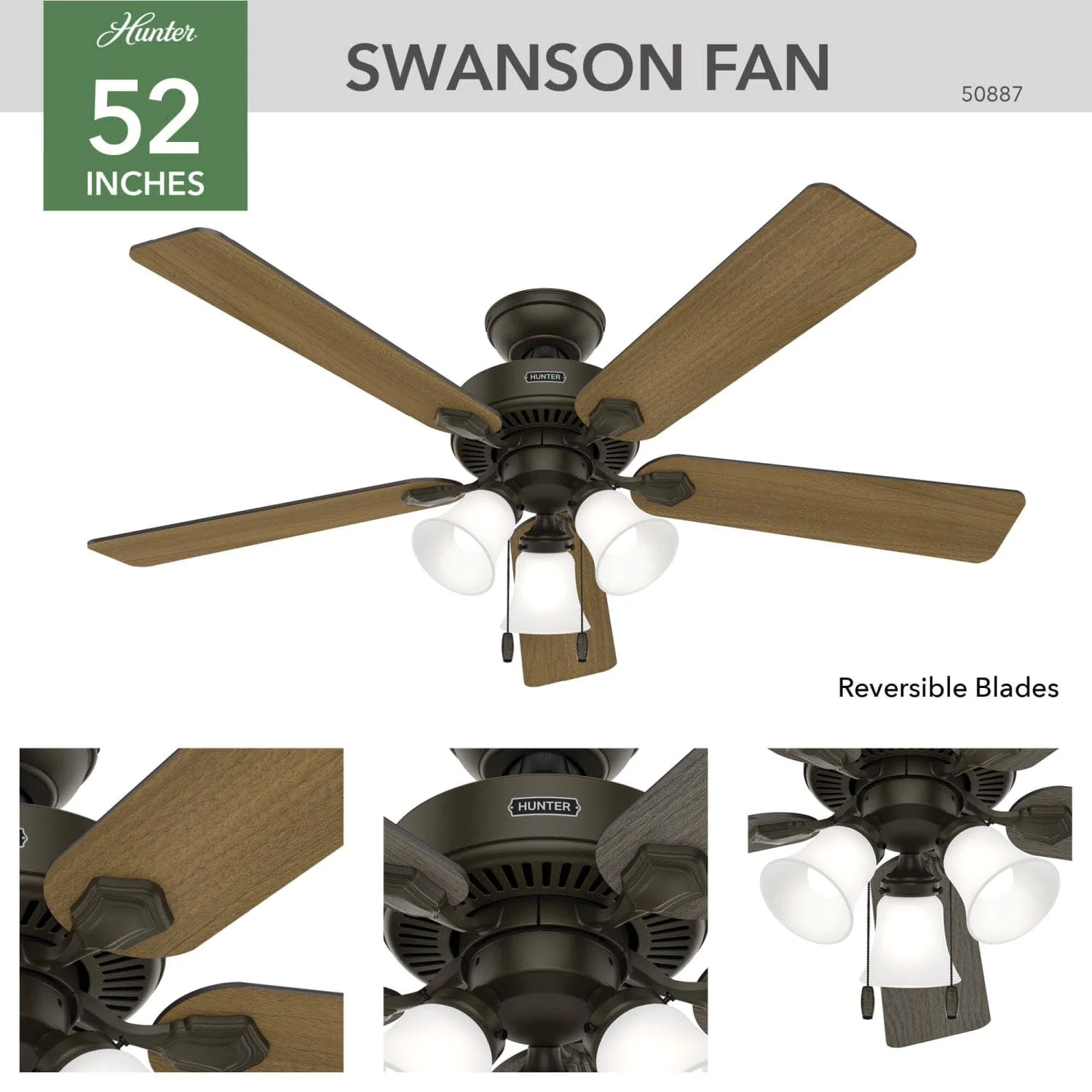 Swanson with LED Light 52 inch 11 Swanson with LED Light 52 inch