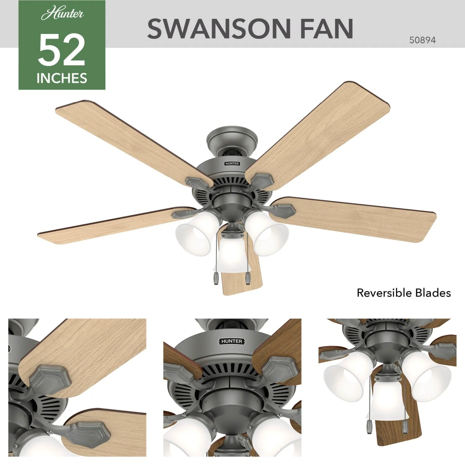 Swanson with LED Light 52 inch 9 Swanson with LED Light 52 inch
