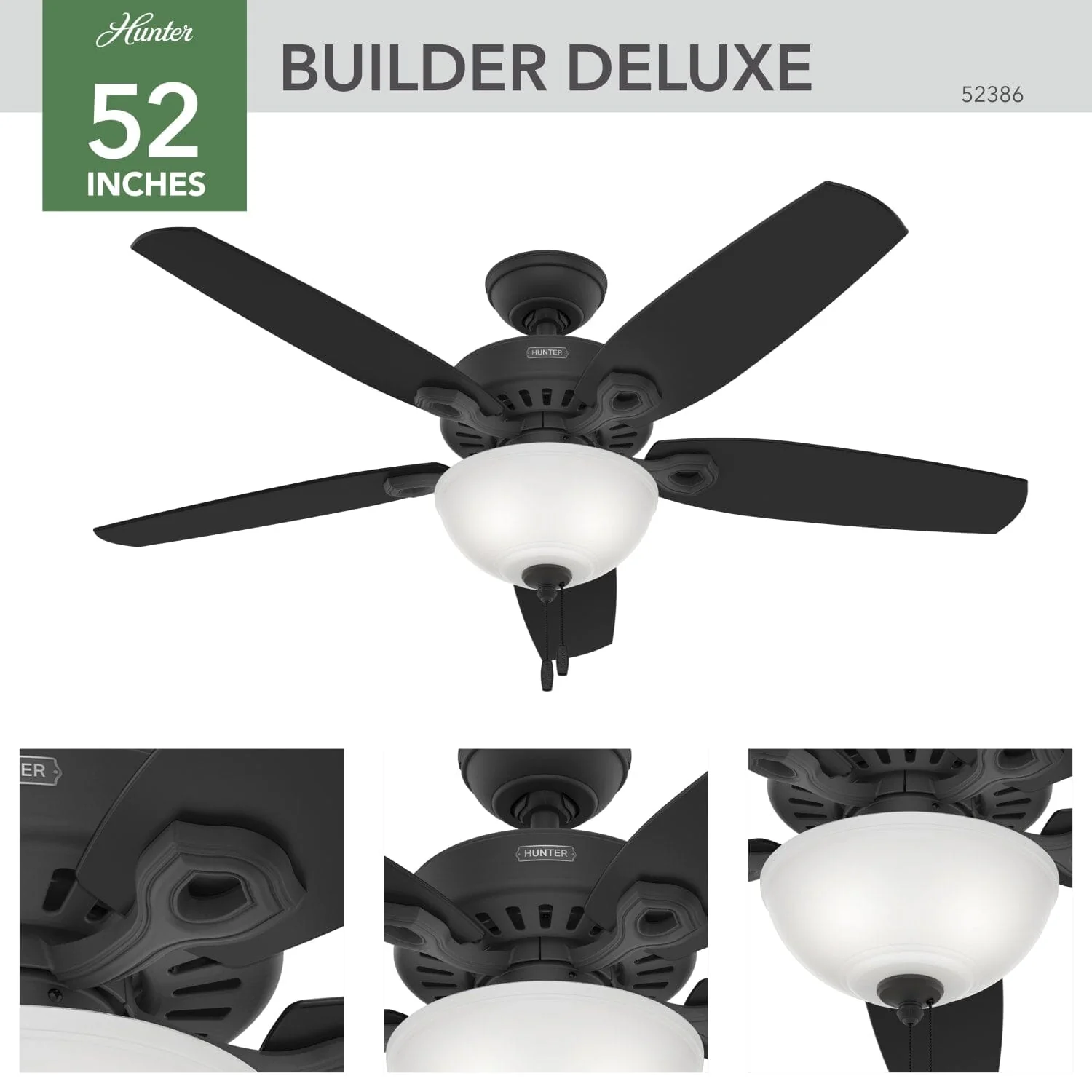 Builder Deluxe with Light 52 inch 5 Builder Deluxe with Light 52 inch
