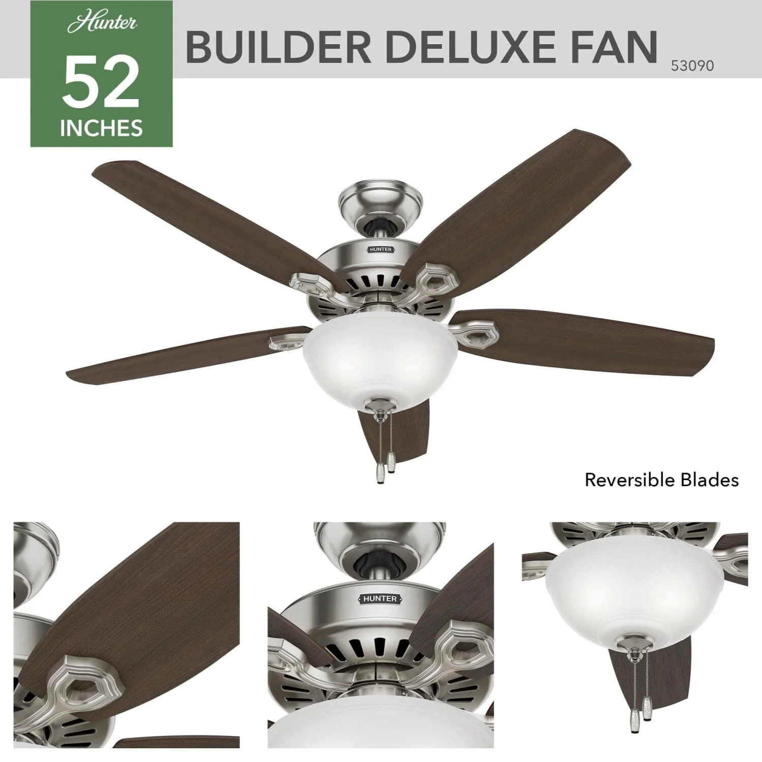 Builder Deluxe with Light 52 inch 6 Builder Deluxe with Light 52 inch