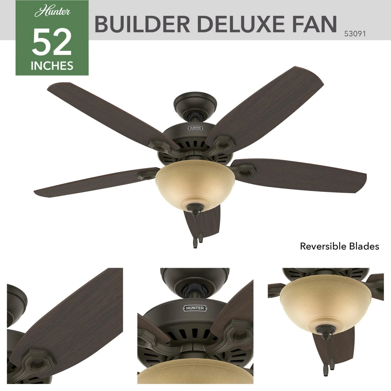 Builder Deluxe with Light 52 inch 8 Builder Deluxe with Light 52 inch