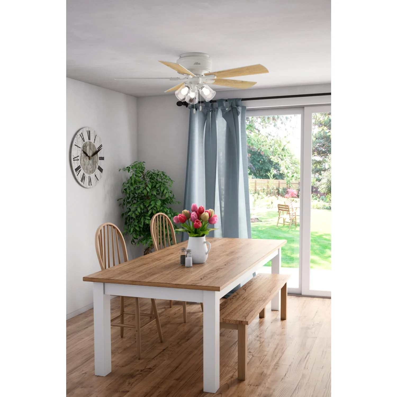 Crestfield Low Profile with 3 LED Lights 52 inch 15 Crestfield Low Profile with 3 LED Lights 52 inch