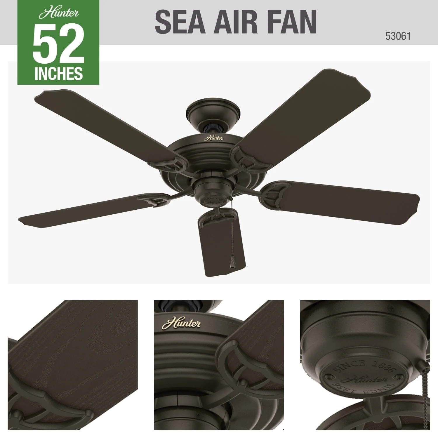 Sea Air Outdoor 52 inch 4 Sea Air Outdoor 52 inch