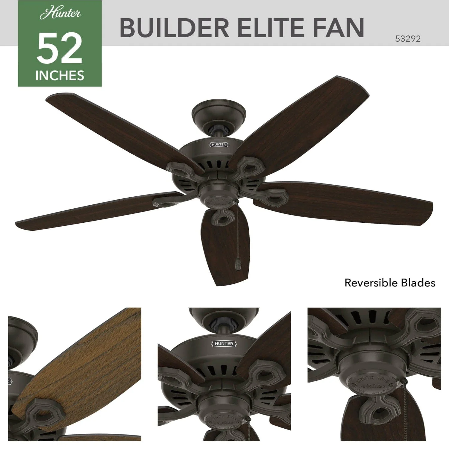 Builder Elite Outdoor 52 inch 6 Builder Elite Outdoor 52 inch