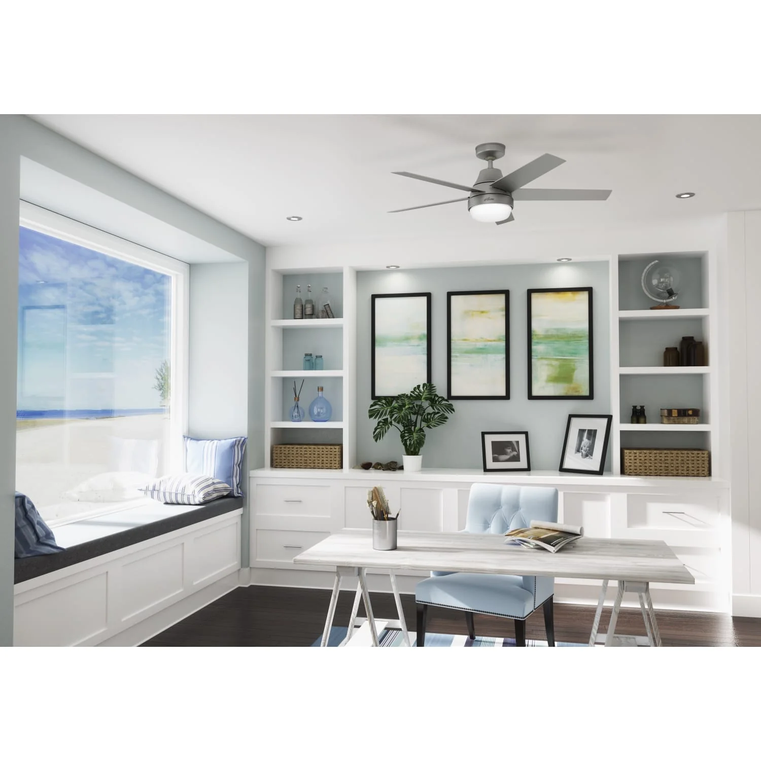 Aerodyne Indoor Smart Fan with LED Light 52 inch with Remote 100 Aerodyne Indoor Smart Fan with LED Light 52 inch with Remote