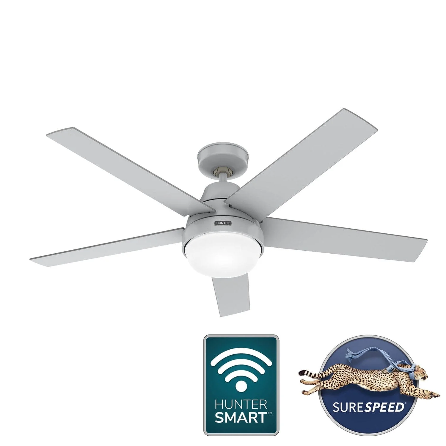 Aerodyne Indoor Smart Fan with LED Light 52 inch with Remote 139 Aerodyne Indoor Smart Fan with LED Light 52 inch with Remote