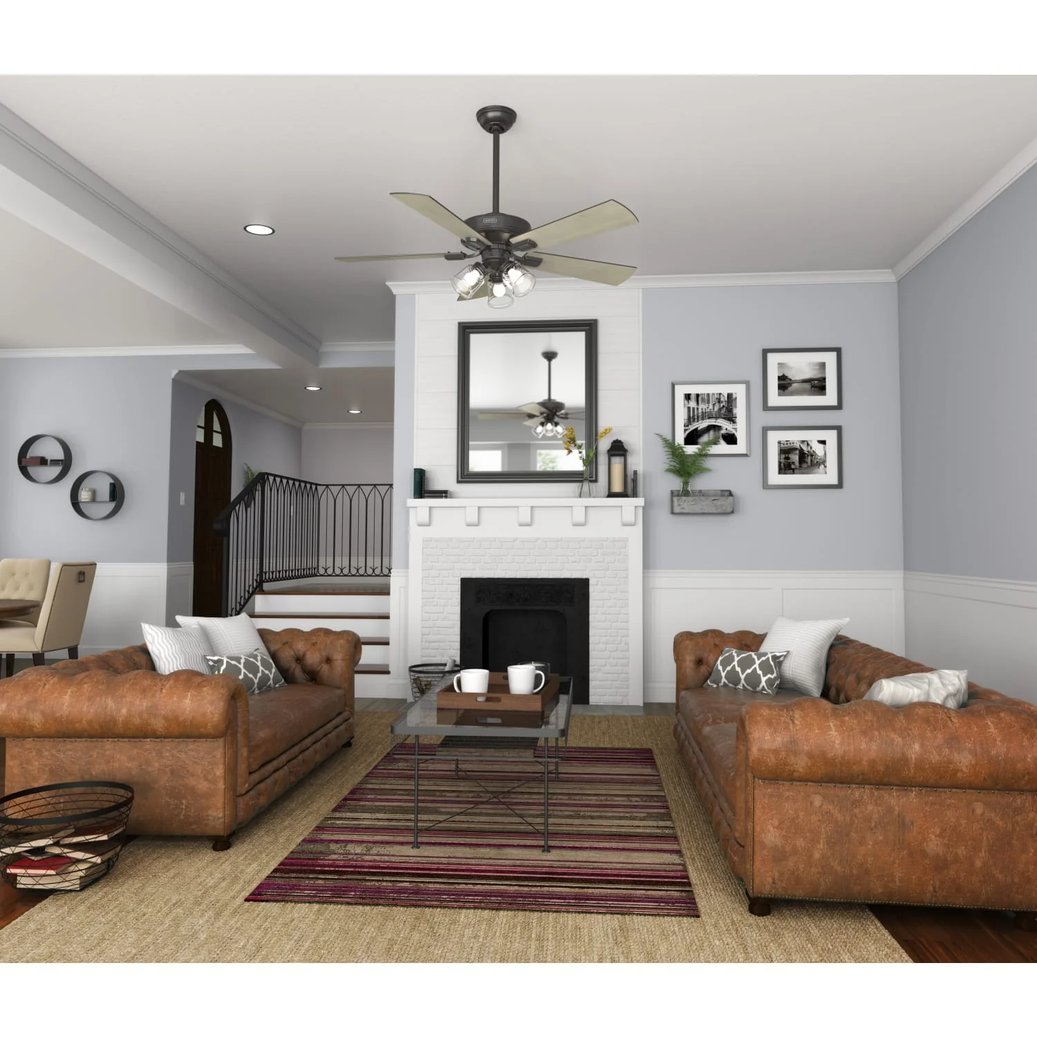 Crestfield with 3 LED Lights 52 inch with remote 11 Crestfield with 3 LED Lights 52 inch with remote