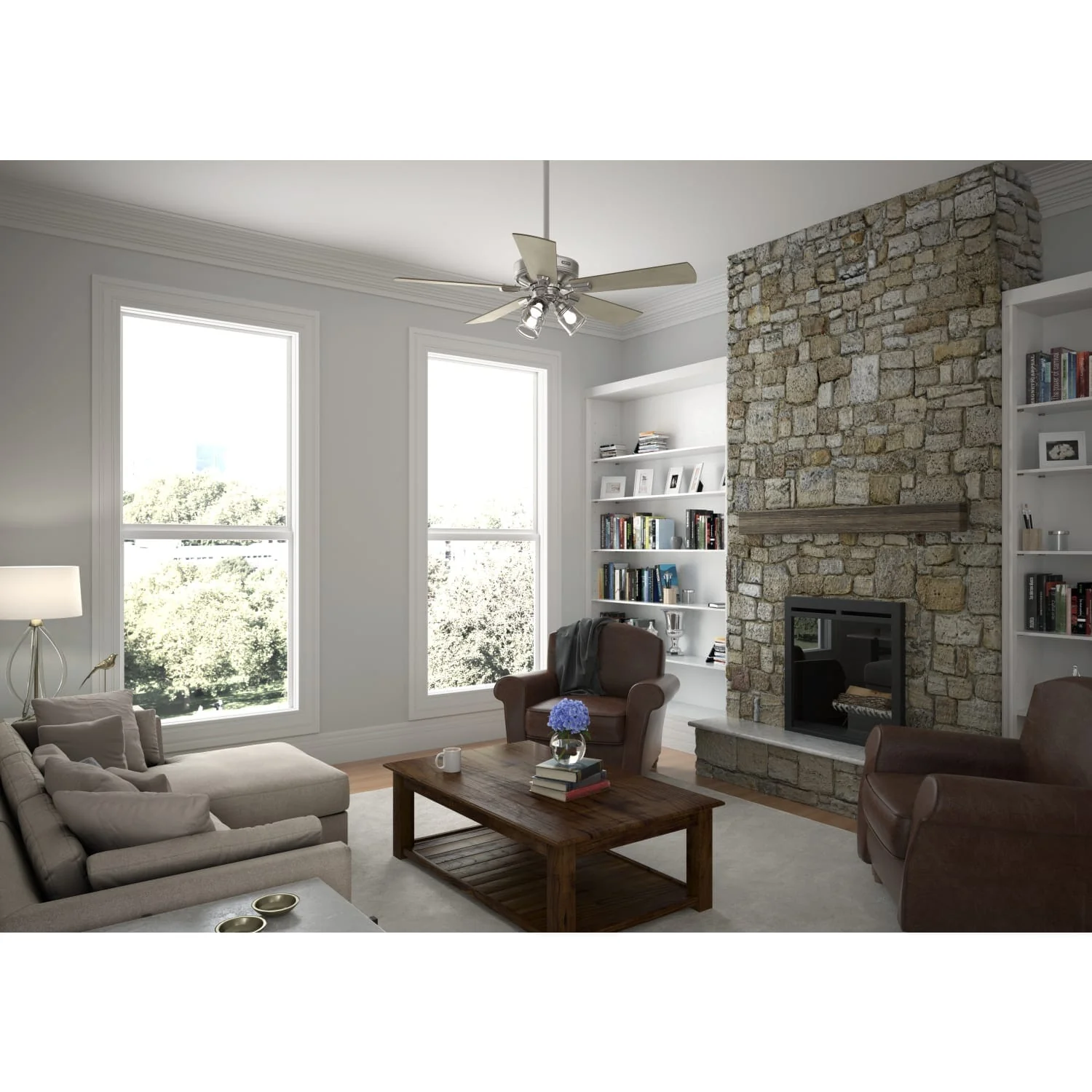 Crestfield with 3 LED Lights 52 inch with remote 16 Crestfield with 3 LED Lights 52 inch with remote