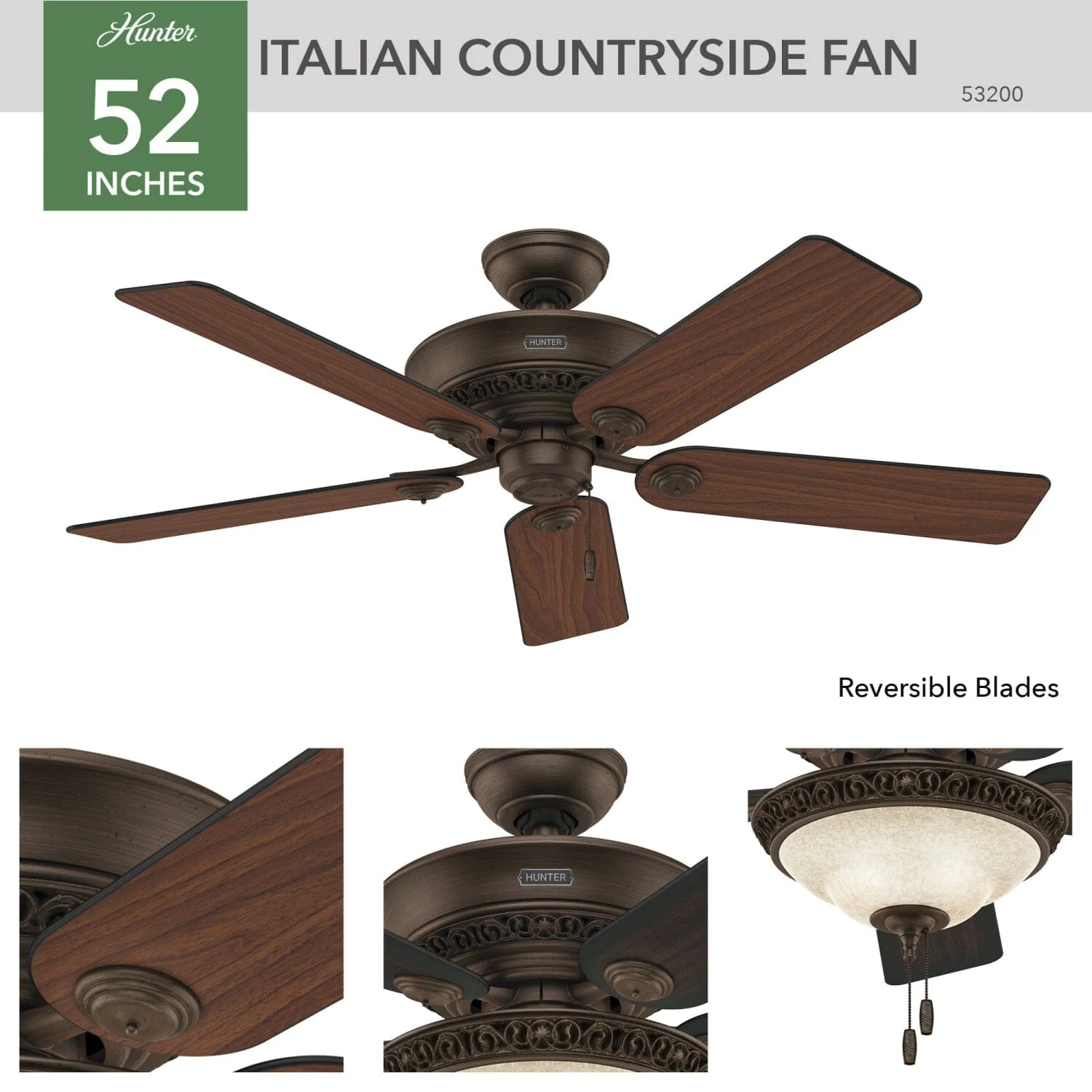 Italian Countryside with Light 52 inch 3 Italian Countryside with Light 52 inch