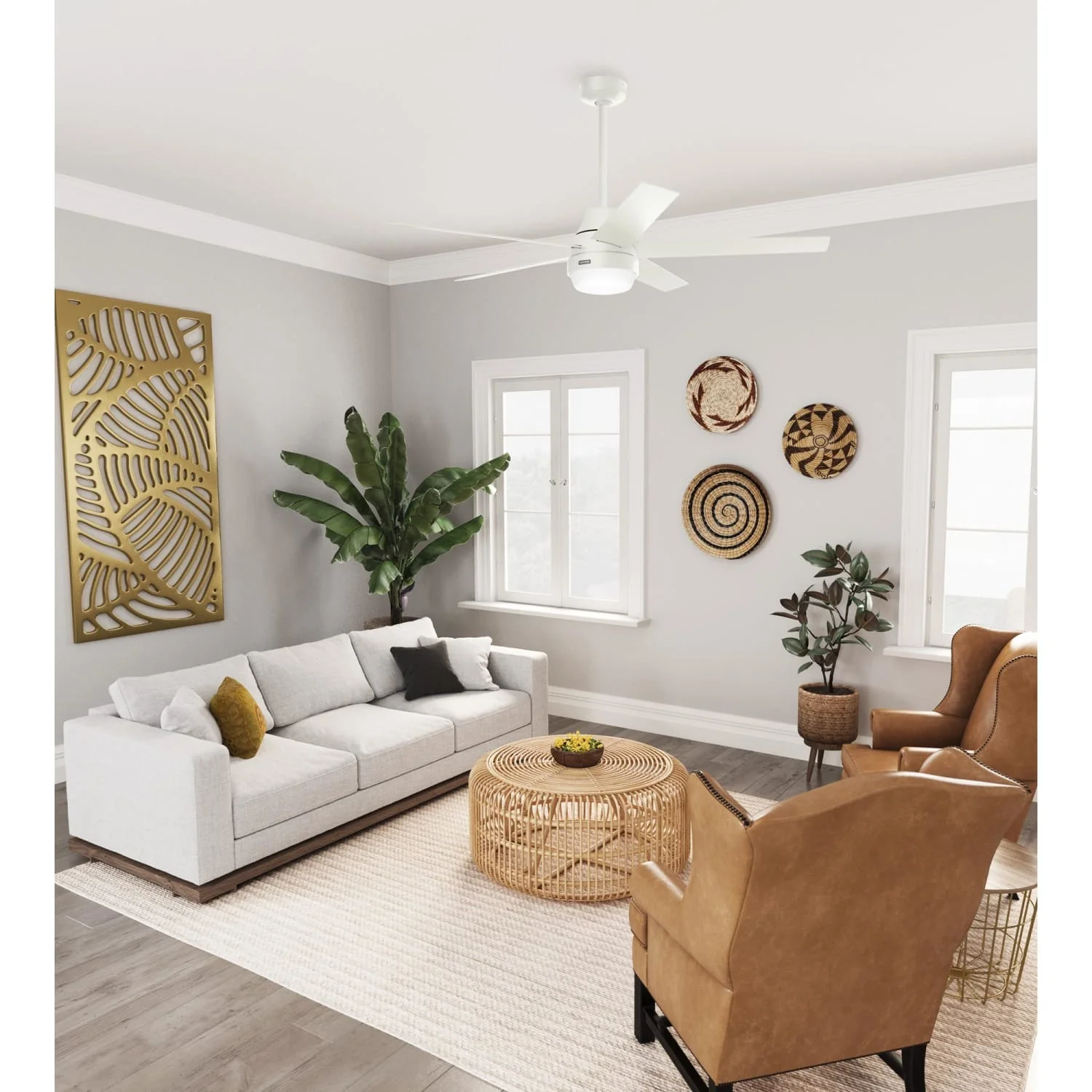 Aerodyne Indoor Smart Fan ENERGY STAR with LED Light 60 inch with Remote 9 Aerodyne Indoor Smart Fan ENERGY STAR with LED Light 60 inch with Remote