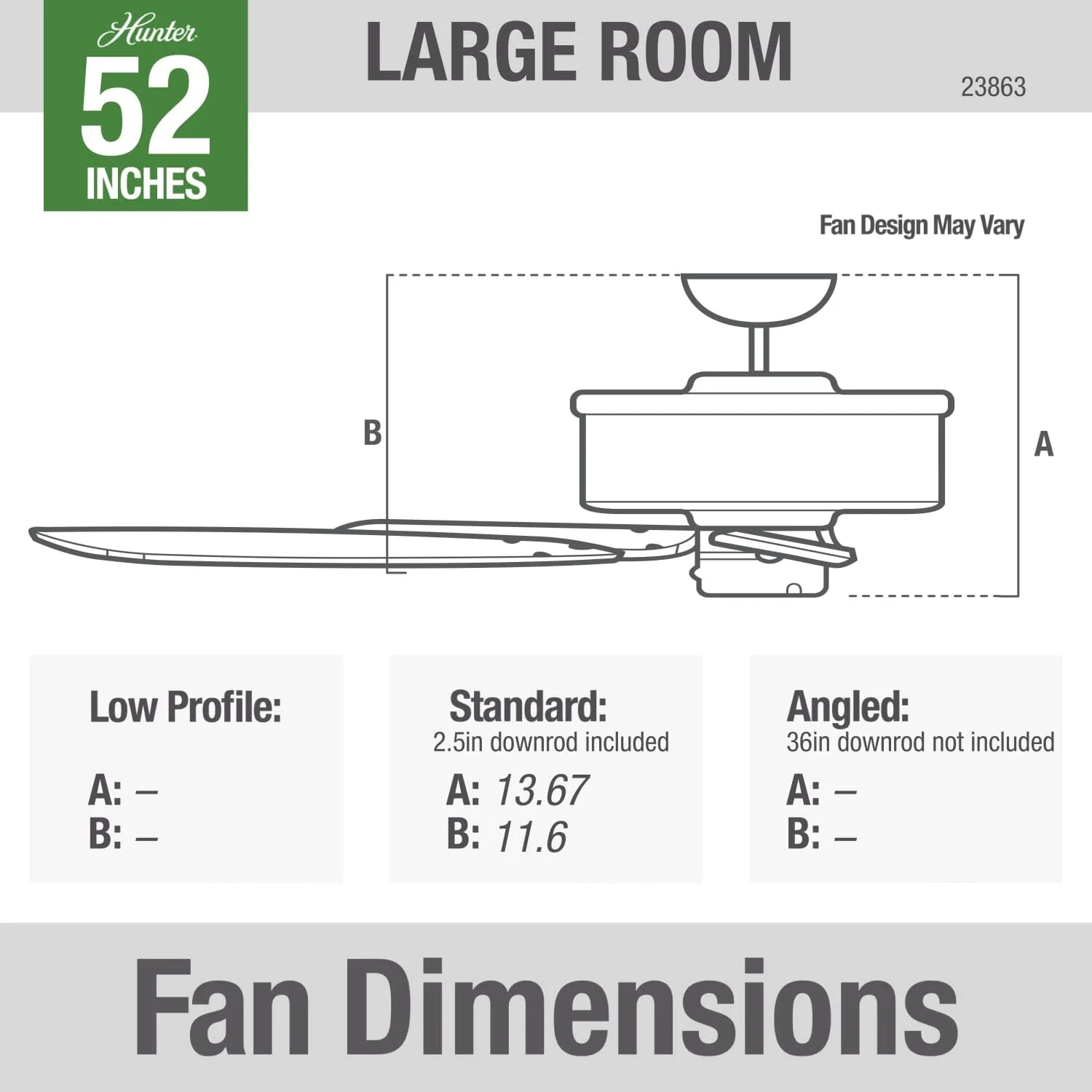 Outdoor Original Teak Blades 52 inch 8 Outdoor Original Teak Blades 52 inch