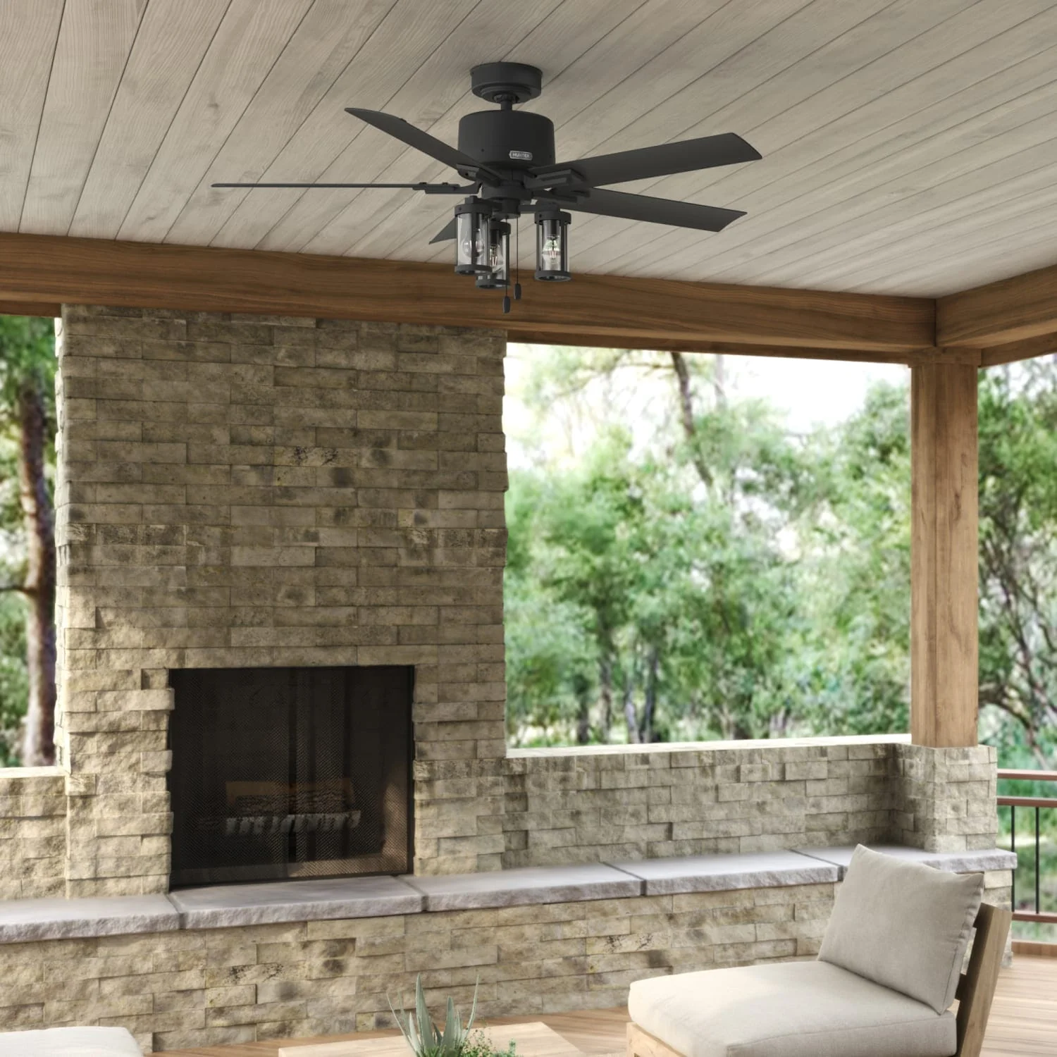 Lawndale Outdoor with LED Light 52 inch 4 Lawndale Outdoor with LED Light 52 inch