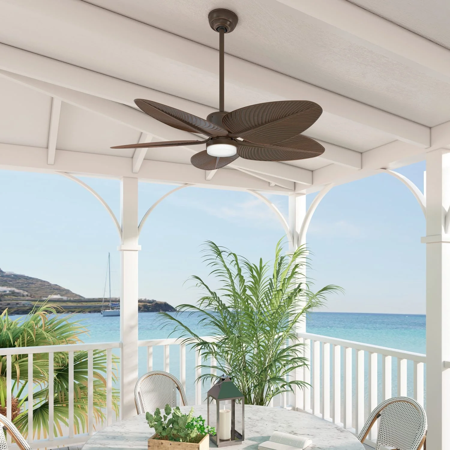 Coveview Outdoor with LED Light 52 inch with wall control and remote 6 Coveview Outdoor with LED Light 52 inch with wall control and remote