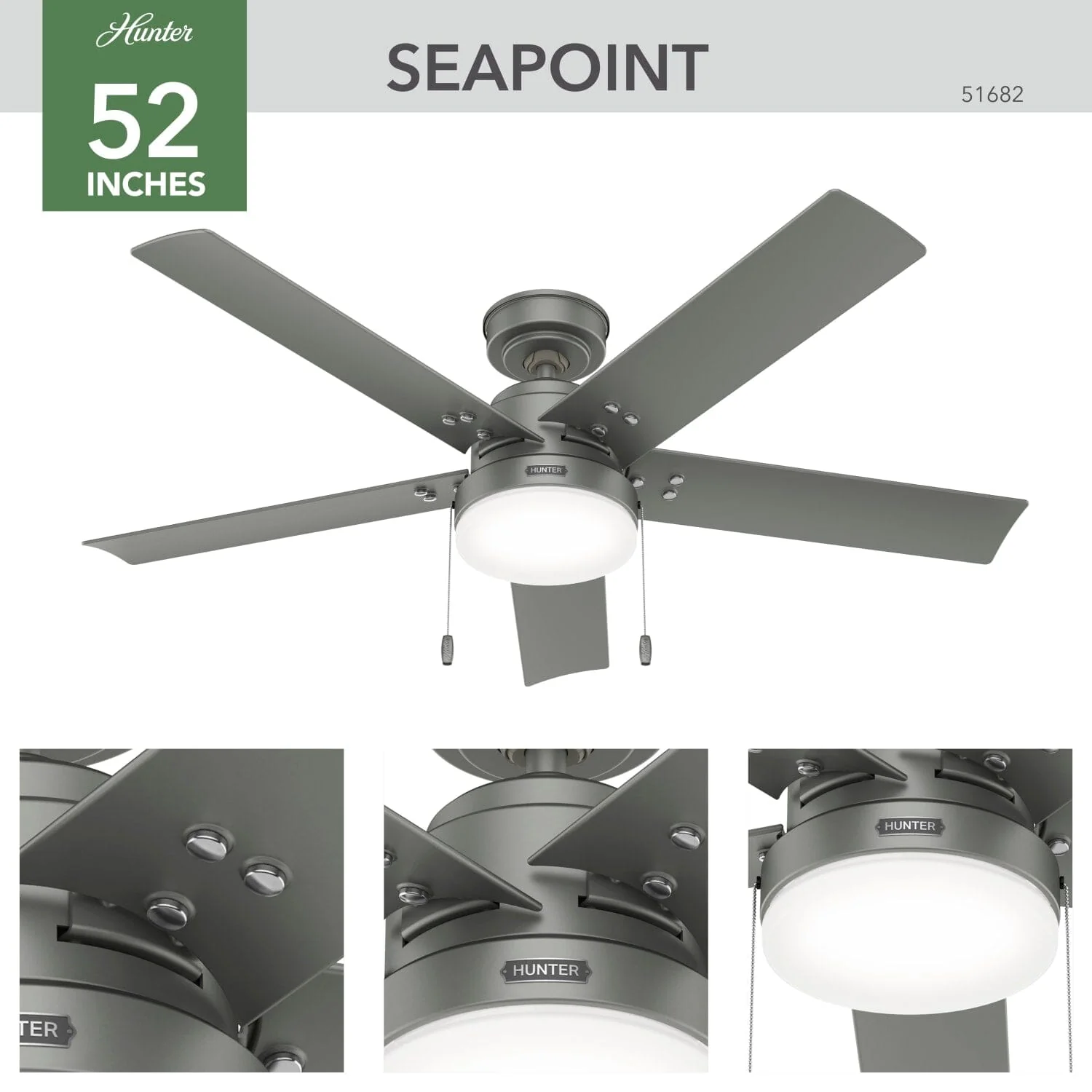 Sea Point Outdoor with LED Light 52 inch 3 Sea Point Outdoor with LED Light 52 inch