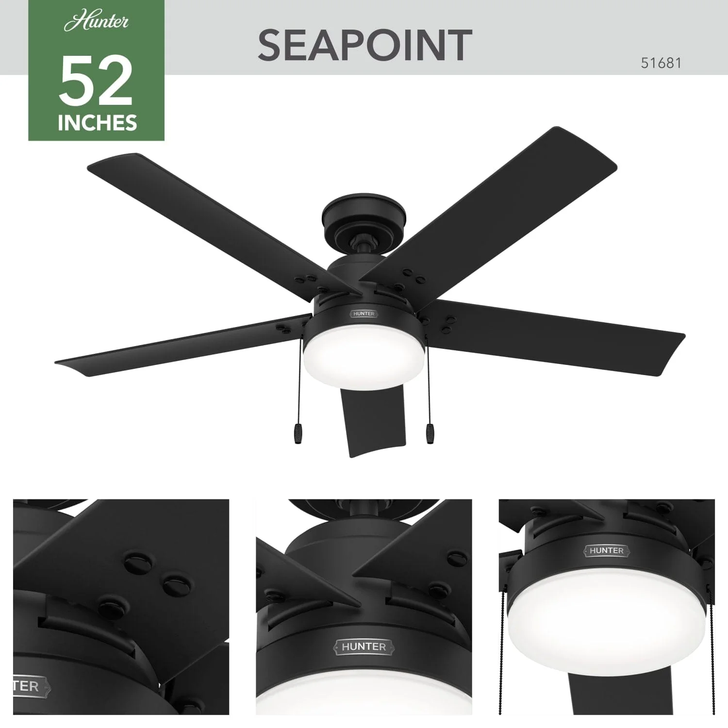 Sea Point Outdoor with LED Light 52 inch 4 Sea Point Outdoor with LED Light 52 inch