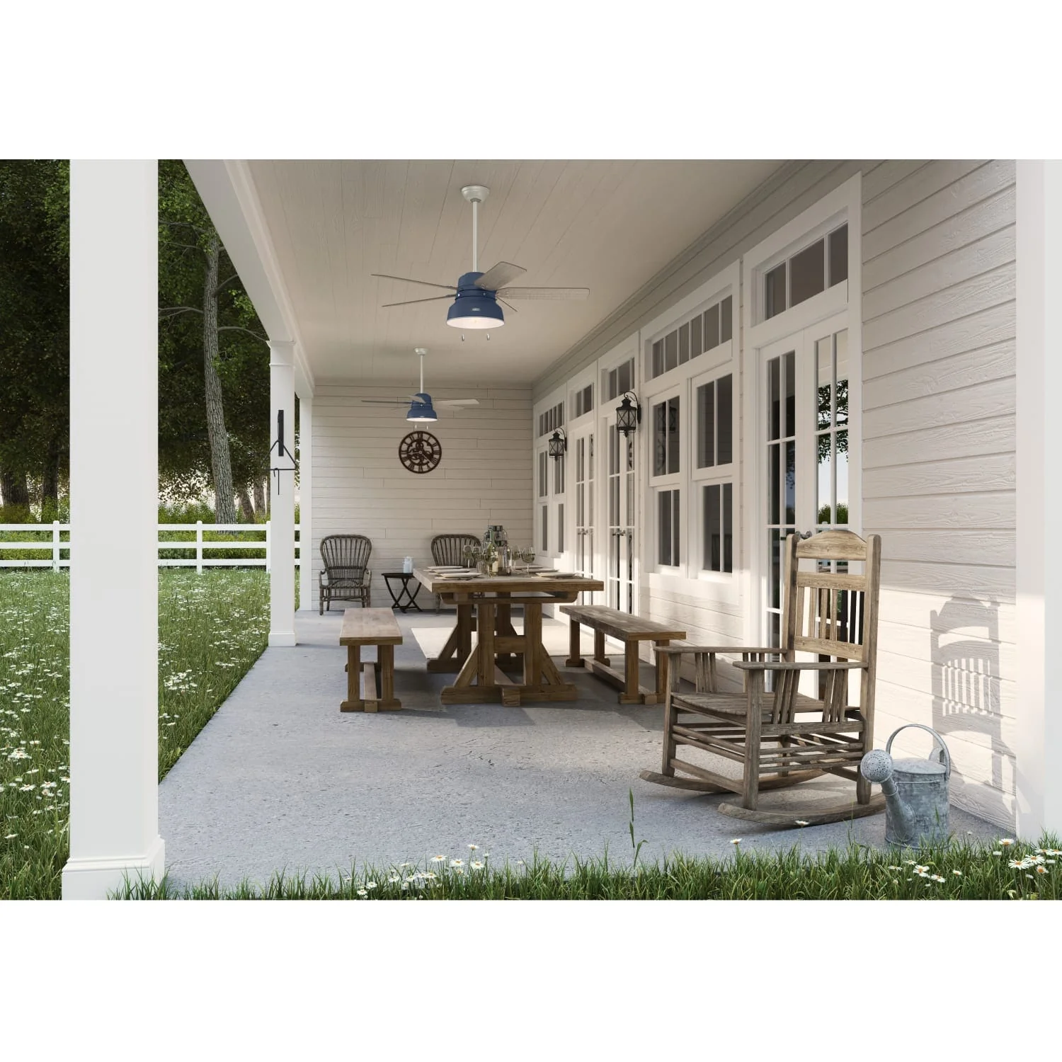 Mill Valley Outdoor with Light 52 inch 12 Mill Valley Outdoor with Light 52 inch