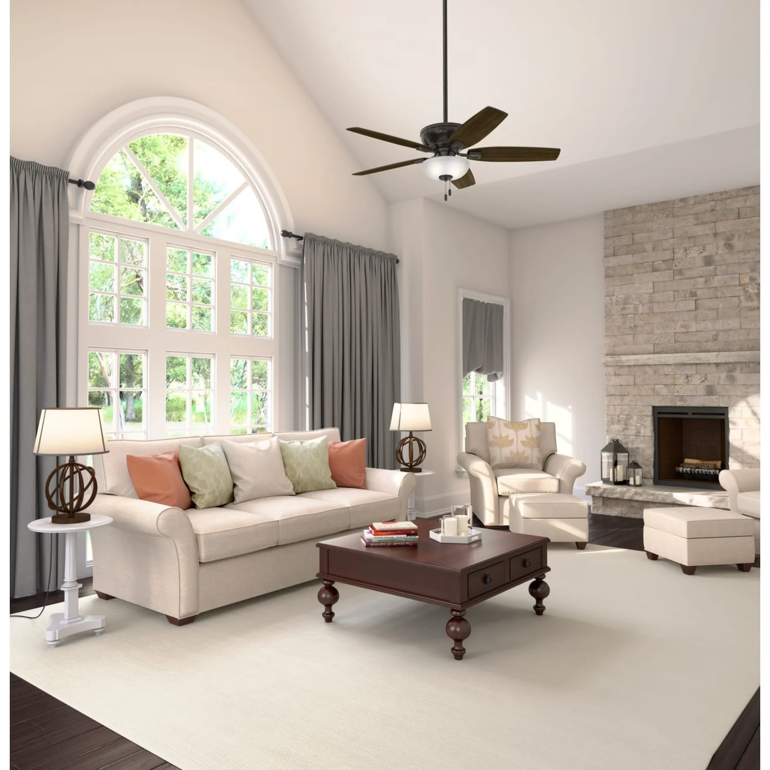 Kenbridge with LED Light 52 inch 4 Kenbridge with LED Light 52 inch