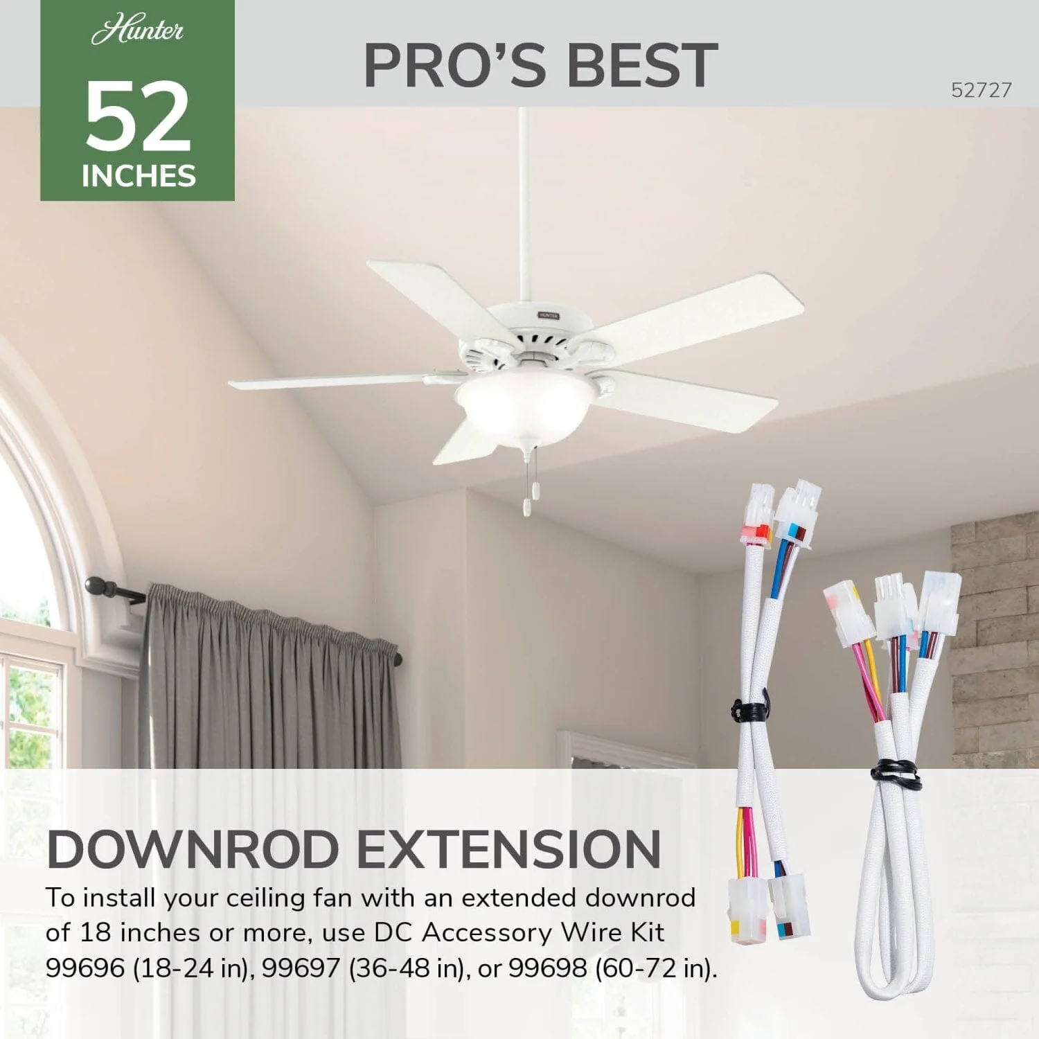 Pro's Best ENERGY STAR DC with Light 52 inch 60 Pro's Best ENERGY STAR DC with Light 52 inch