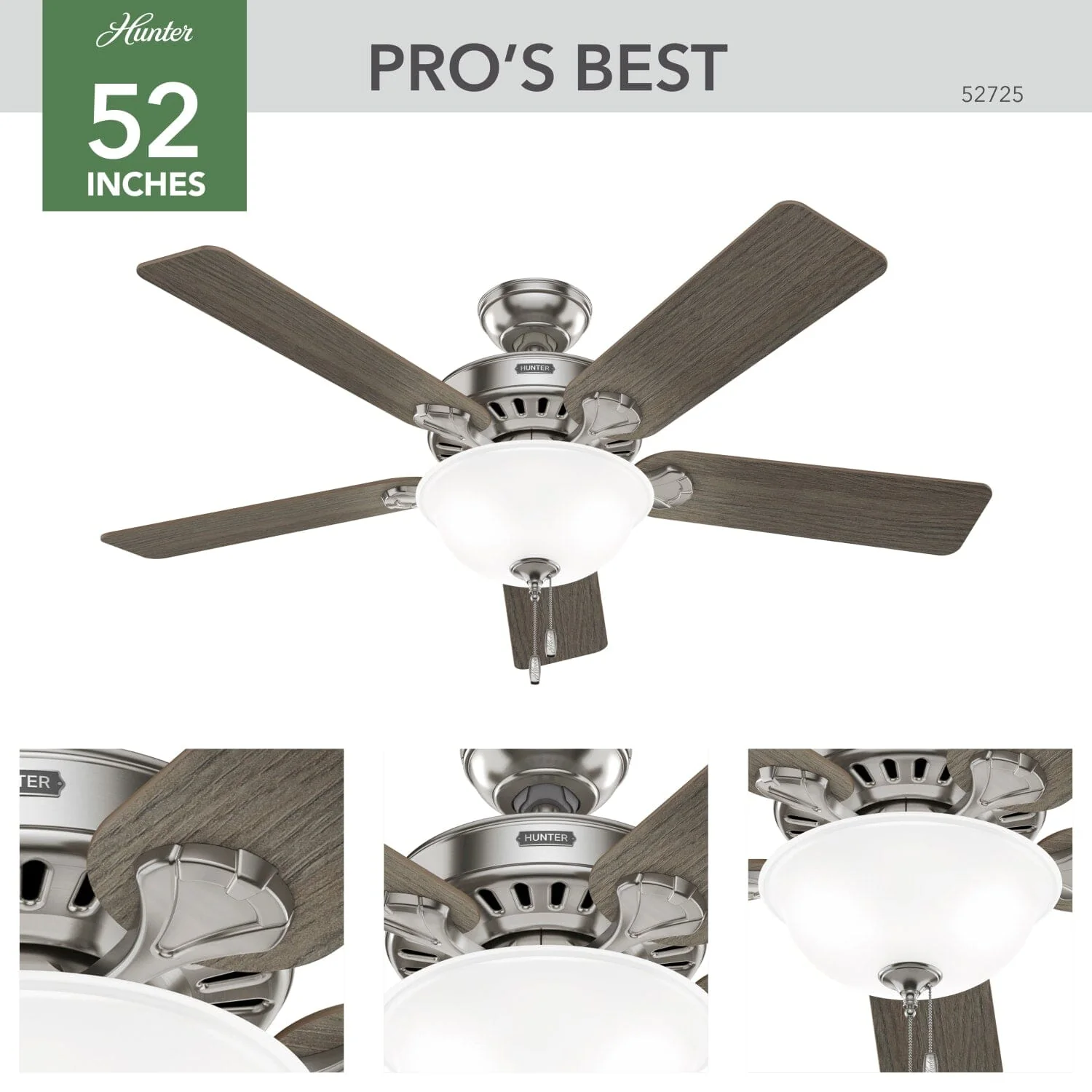 Pro's Best ENERGY STAR DC with Light 52 inch 9 Pro's Best ENERGY STAR DC with Light 52 inch