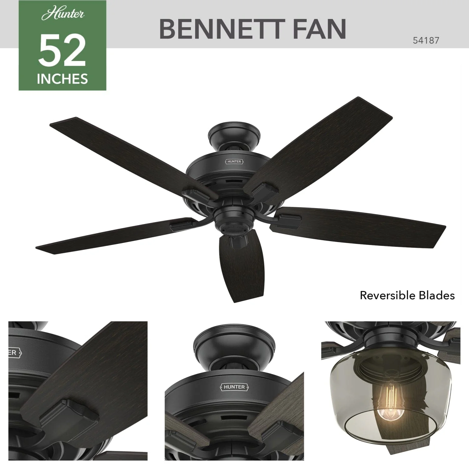 Bennett with Light 52 inch 3 Bennett with Light 52 inch