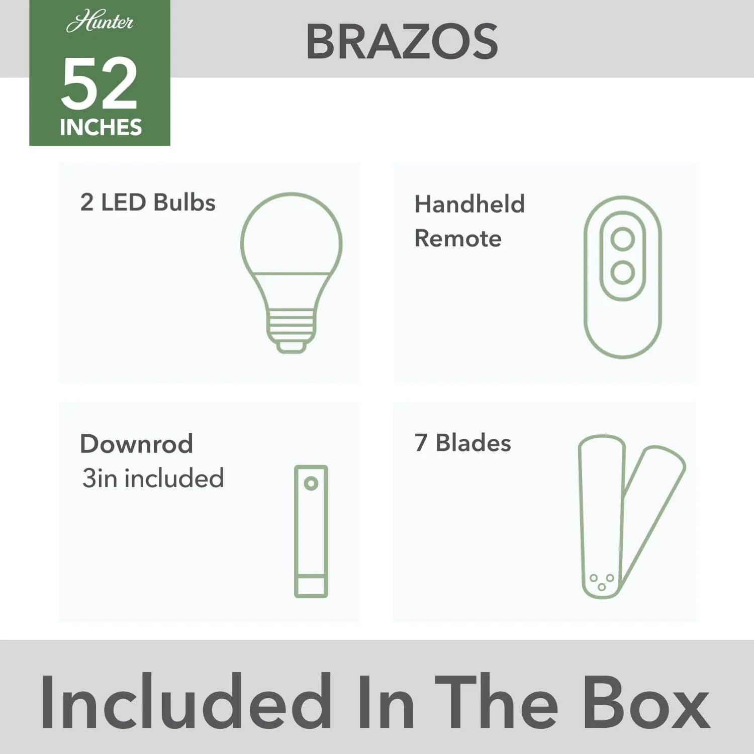 Brazos Outdoor ENERGY STAR with LED Light 52 inch 26 Brazos Outdoor ENERGY STAR with LED Light 52 inch