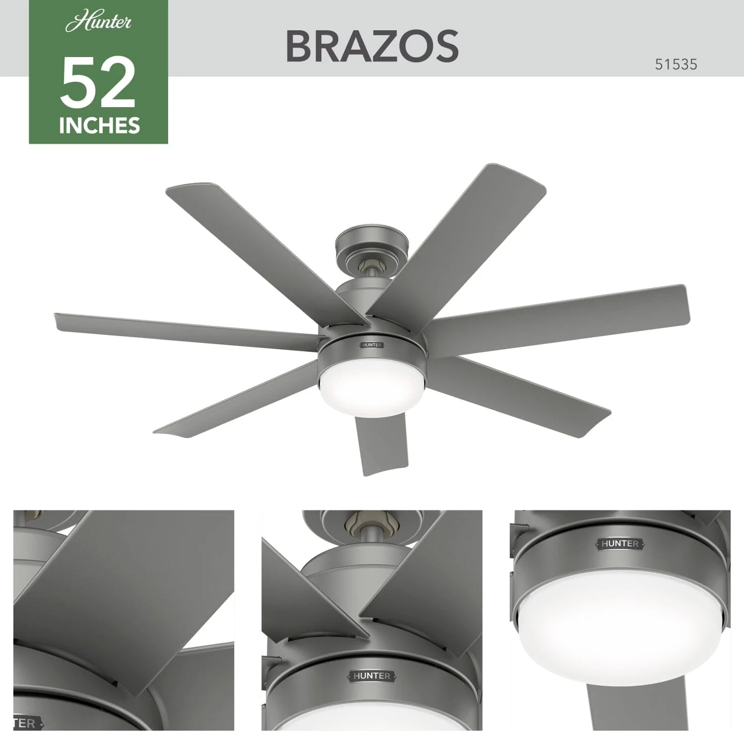 Brazos Outdoor ENERGY STAR with LED Light 52 inch 4 Brazos Outdoor ENERGY STAR with LED Light 52 inch