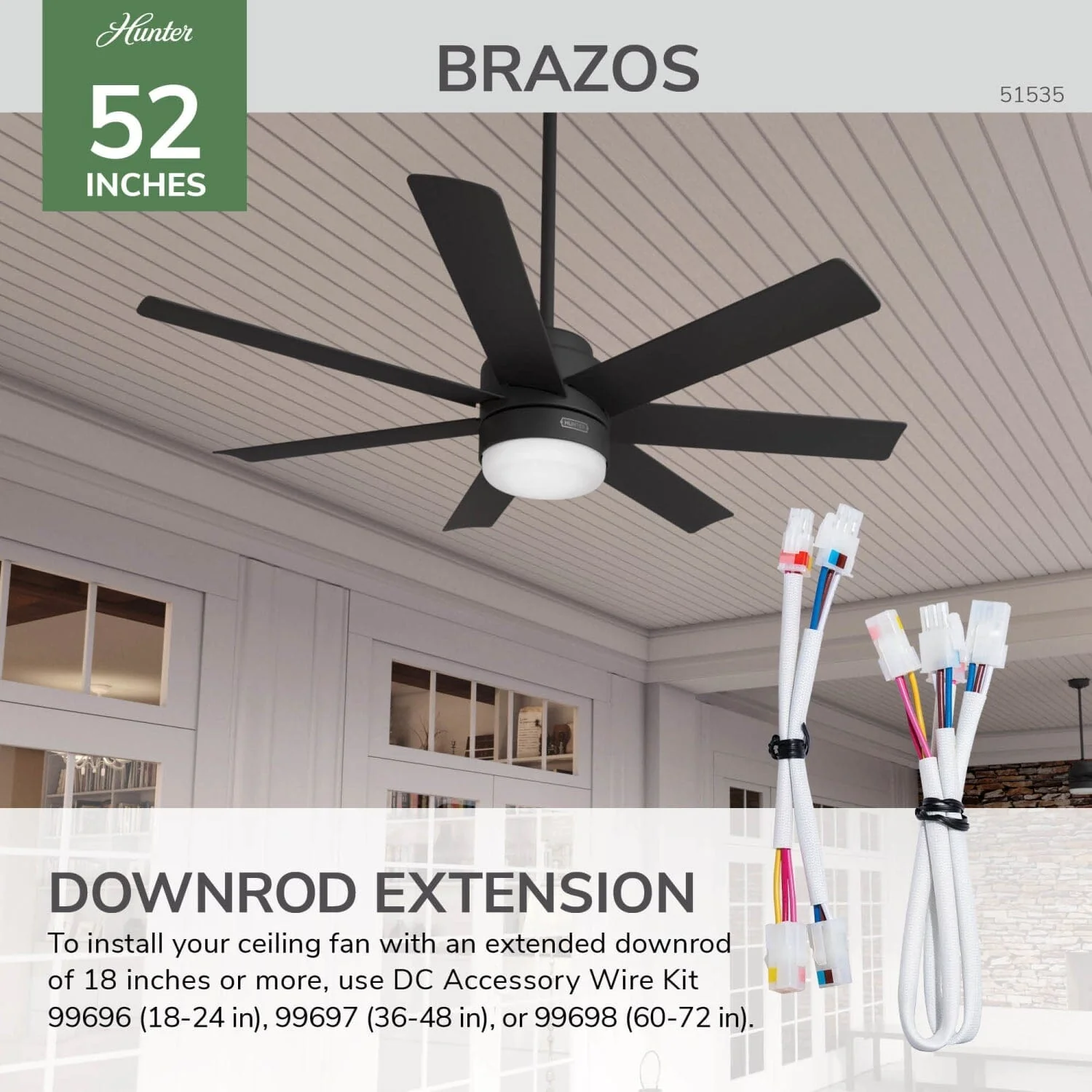 Brazos Outdoor ENERGY STAR with LED Light 52 inch 51 Brazos Outdoor ENERGY STAR with LED Light 52 inch