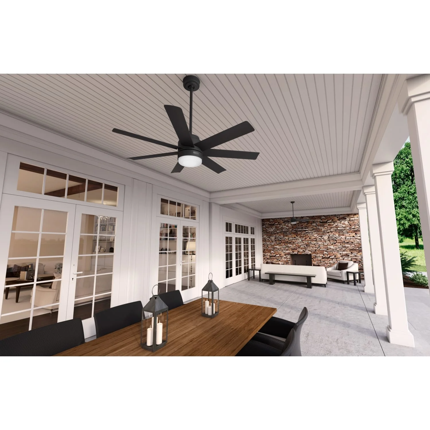Brazos Outdoor ENERGY STAR with LED Light 52 inch 8 Brazos Outdoor ENERGY STAR with LED Light 52 inch