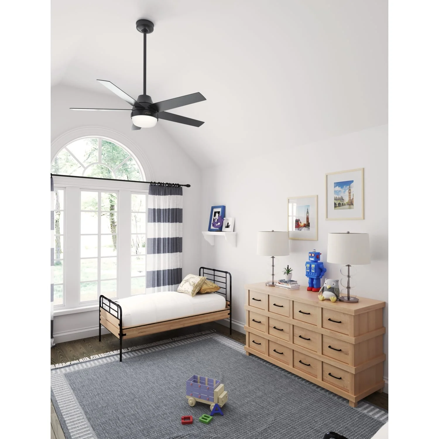 Aerodyne Indoor Smart Fan with LED Light 52 inch with Remote 12 Aerodyne Indoor Smart Fan with LED Light 52 inch with Remote