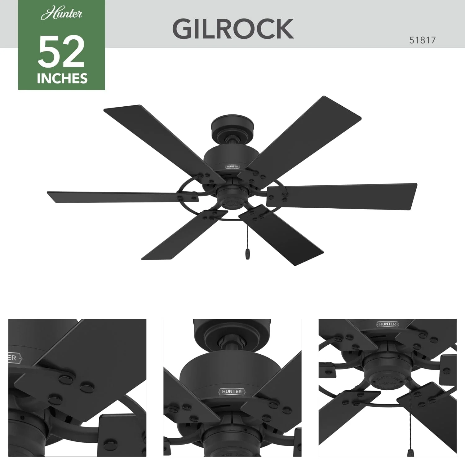 Gilrock No Light 52 inch 3 Gilrock No Light 52 inch