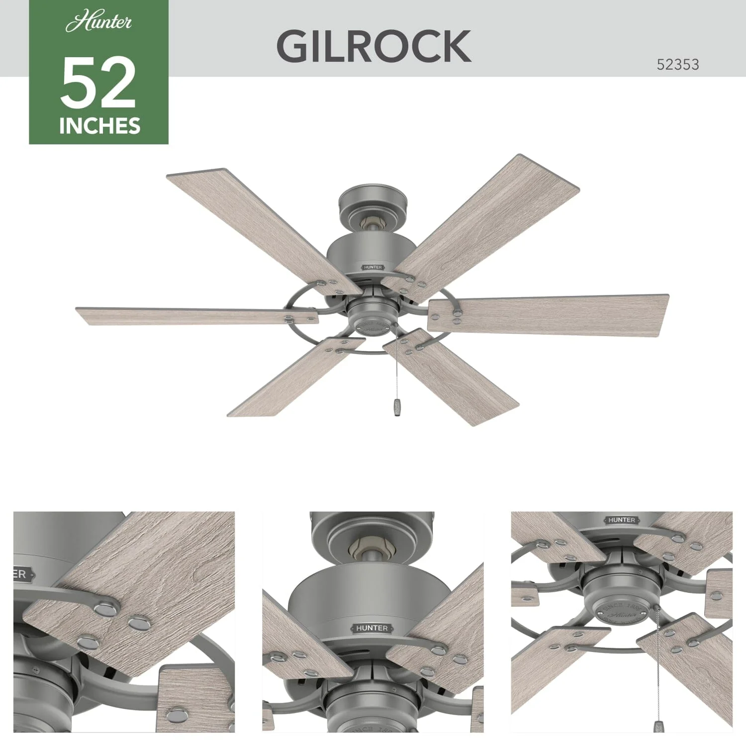 Gilrock No Light 52 inch 4 Gilrock No Light 52 inch