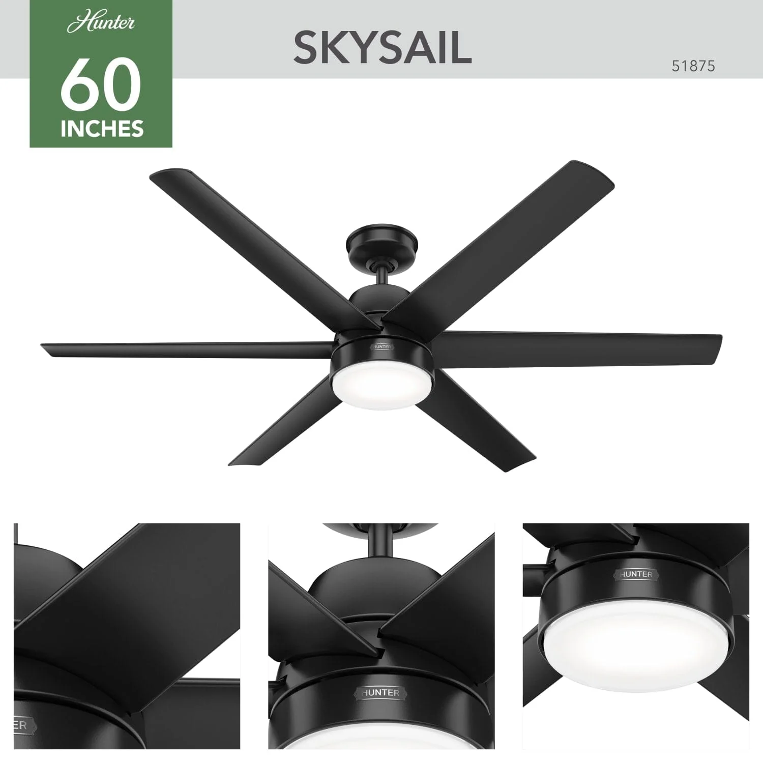 Skysail Outdoor ENERGY STAR with LED Light 60 inch 6 Skysail Outdoor ENERGY STAR with LED Light 60 inch