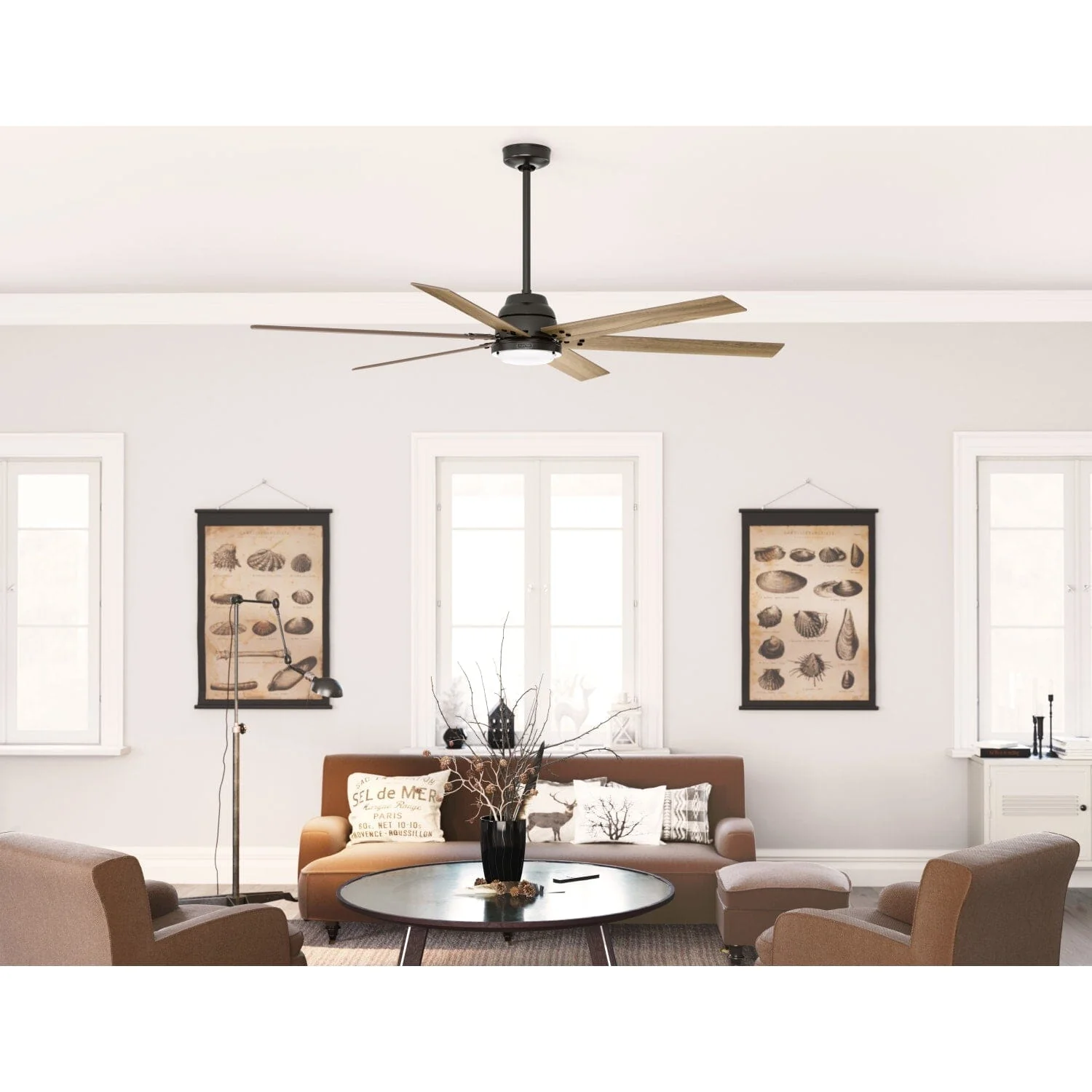 Gravity Indoor Smart Fan ENERGY STAR with LED light 72 inch with Remote 7 Gravity Indoor Smart Fan ENERGY STAR with LED light 72 inch with Remote