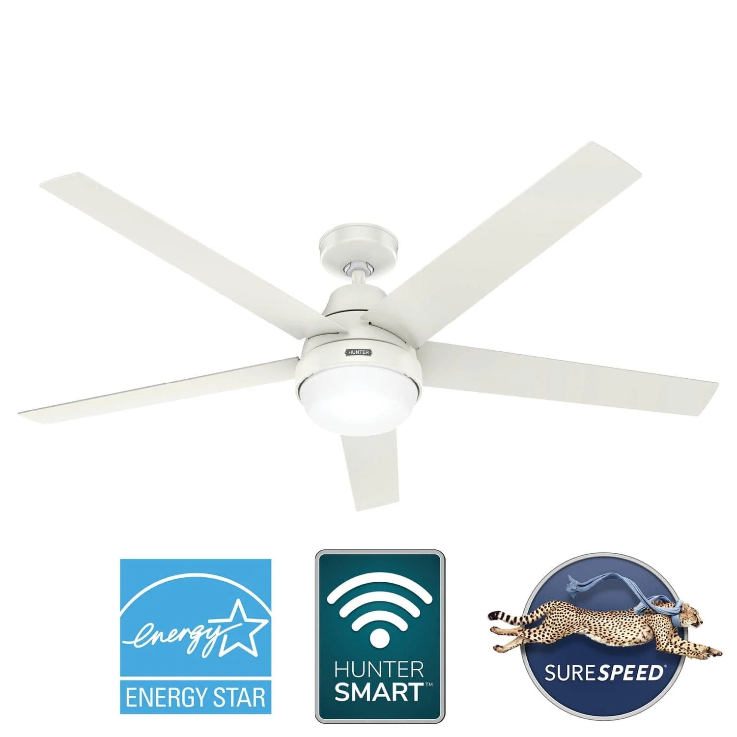 Aerodyne Indoor Smart Fan ENERGY STAR with LED Light 60 inch with Remote 30 Aerodyne Indoor Smart Fan ENERGY STAR with LED Light 60 inch with Remote
