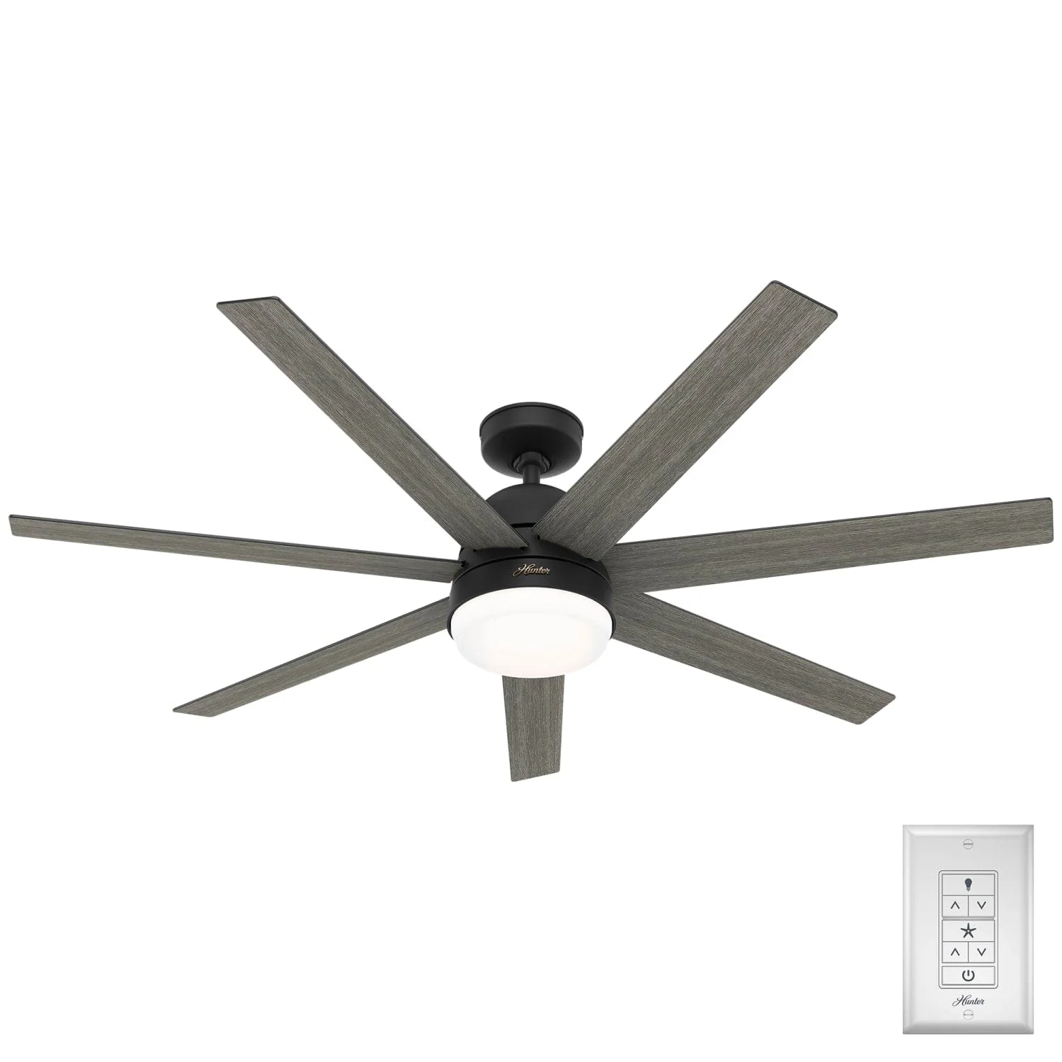Matte Black - Dark Gray Oak