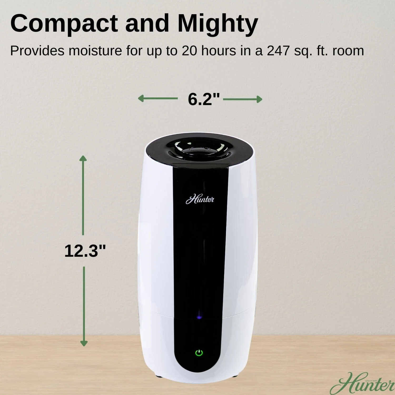 HHU425 Hunter Aspire 0.7 Gal Ultrasonic Cool Mist Humidifier 5 HHU425 Hunter Aspire 0.7 Gal Ultrasonic Cool Mist Humidifier