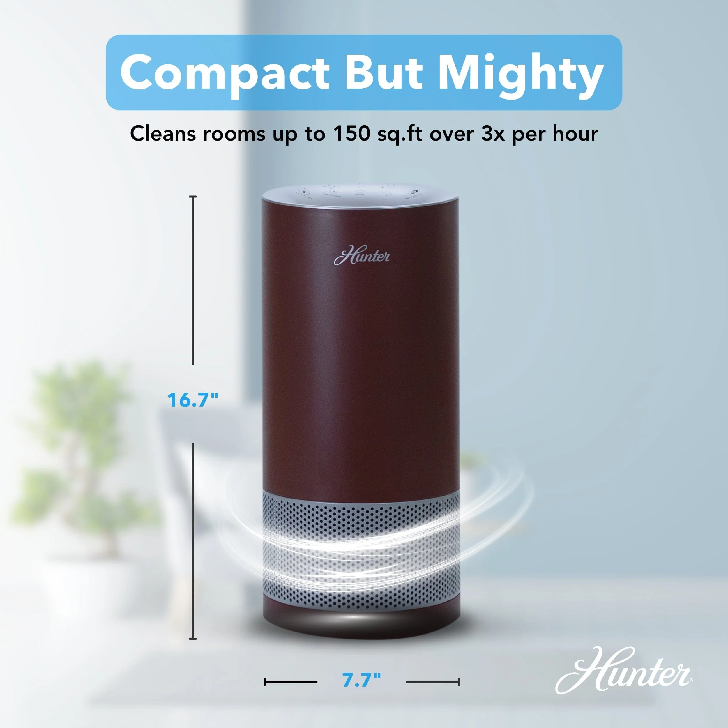 Hunter Fan HP450UV True HEPA UVC Light Technology Air Purifier 3 Hunter Fan HP450UV True HEPA UVC Light Technology Air Purifier