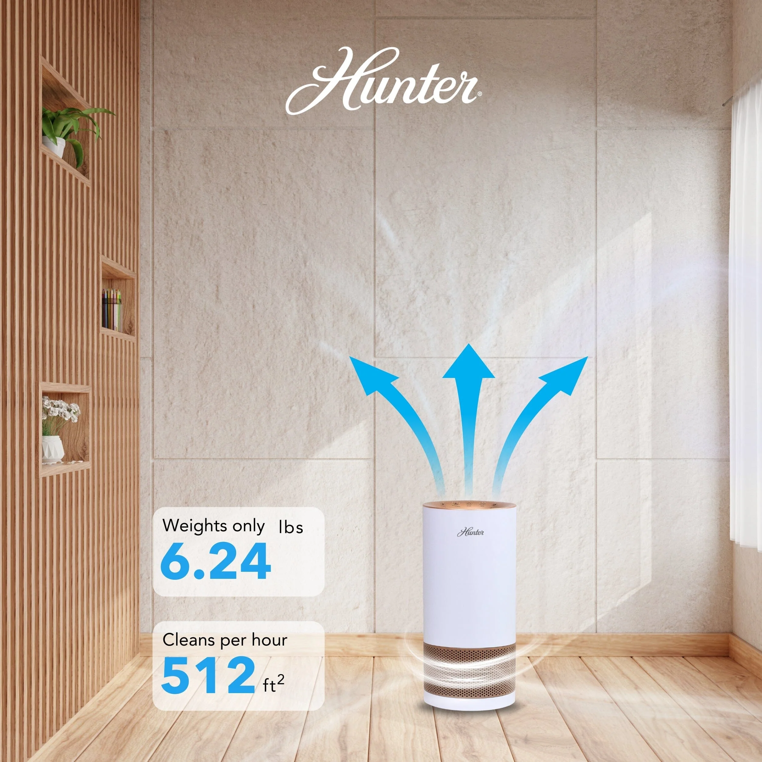 Hunter Fan HP450UV True HEPA UVC Light Technology Air Purifier 7 Hunter Fan HP450UV True HEPA UVC Light Technology Air Purifier