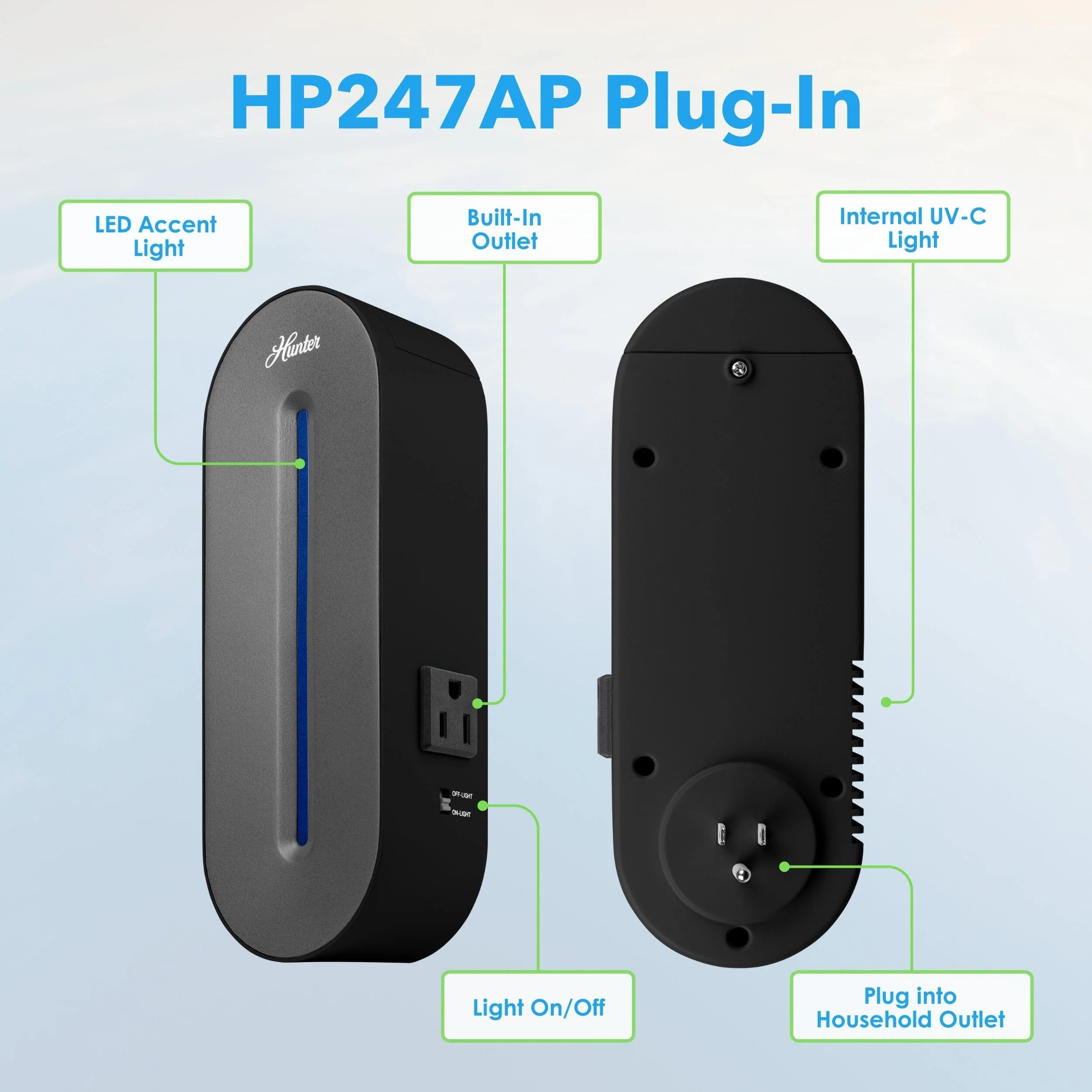 HP247AP Plug-In UV-C Air Sanitizer 4 HP247AP Plug-In UV-C Air Sanitizer