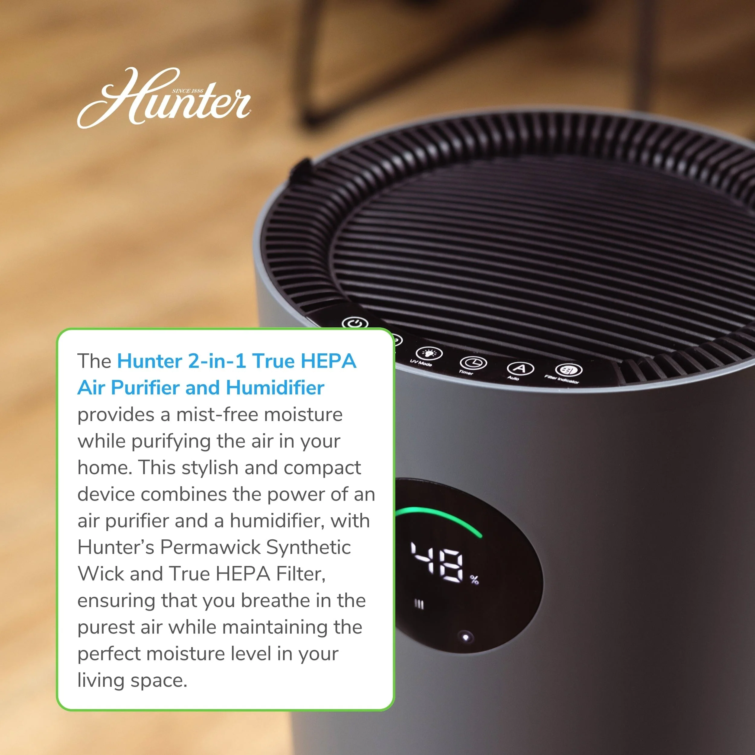 HPH625 2-in-1 True HEPA Air Purifier & Humidifier 10 HPH625 2-in-1 True HEPA Air Purifier & Humidifier