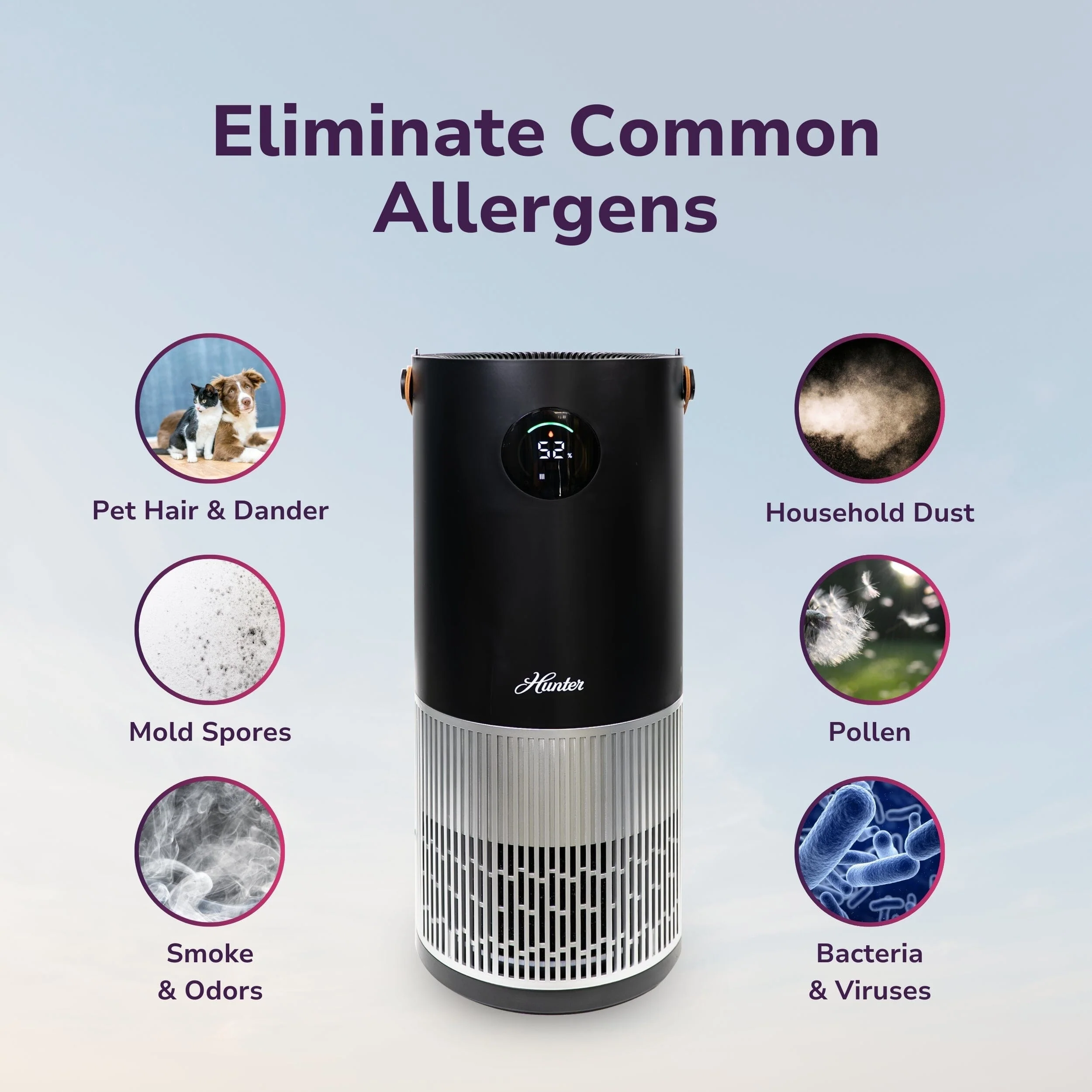 HPH625 2-in-1 True HEPA Air Purifier & Humidifier 16 HPH625 2-in-1 True HEPA Air Purifier & Humidifier